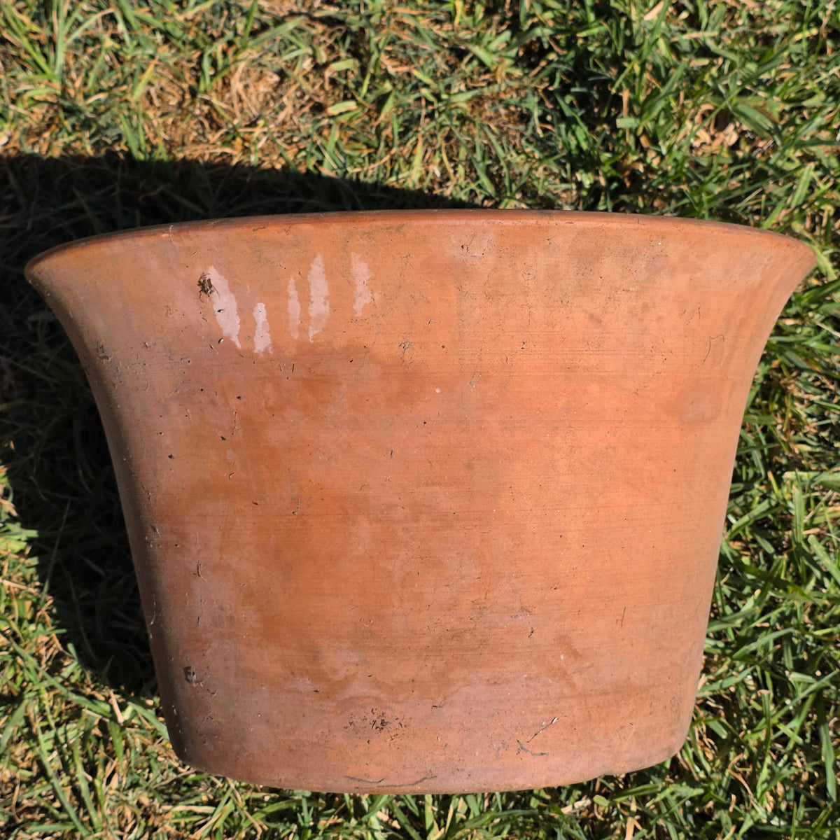 Vintage Terracotta Planter Large Italian Azalea Pot Rustic Clay Flower Bowl 15"