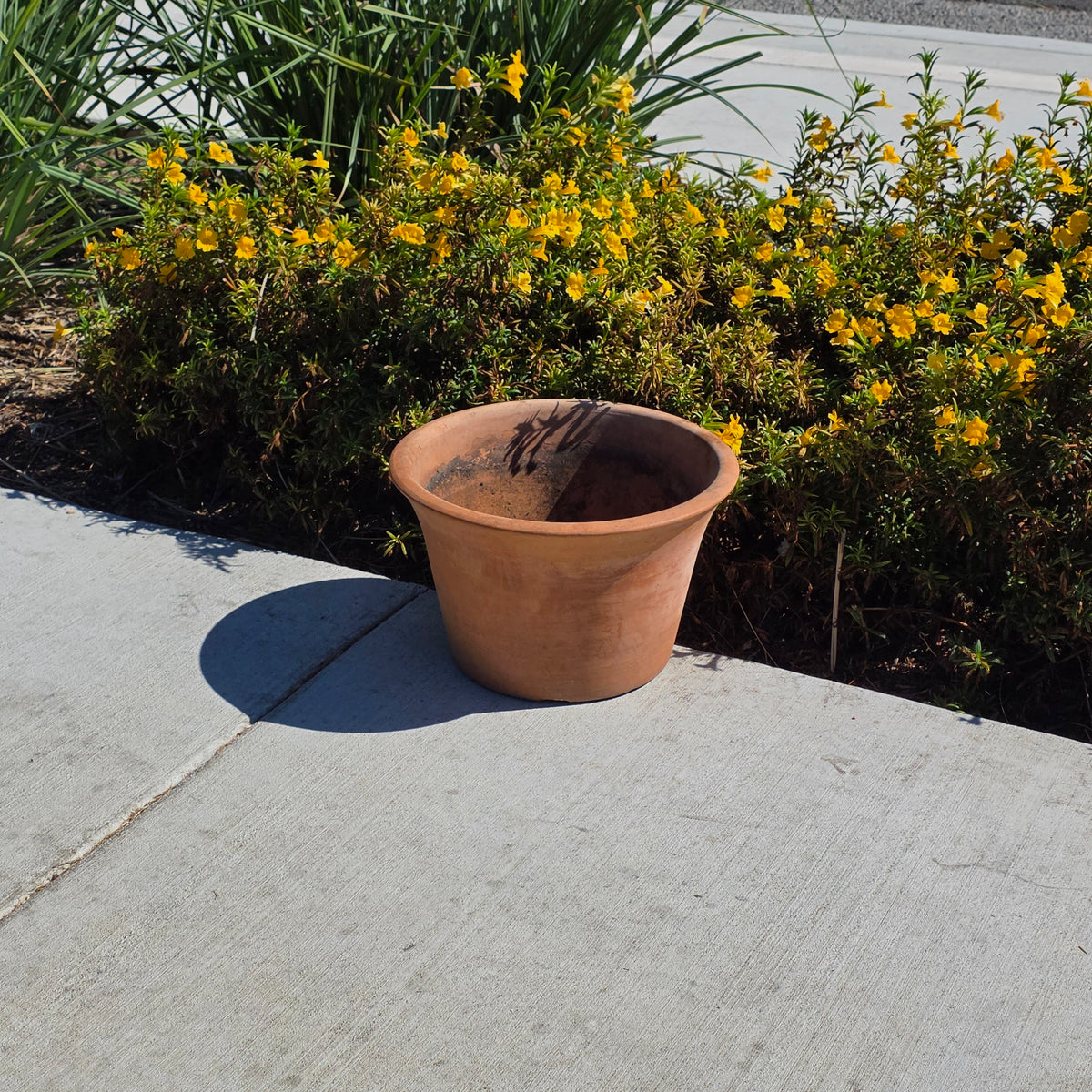 Vintage Terracotta Planter Large Italian Azalea Pot Rustic Clay Flower Bowl 15"