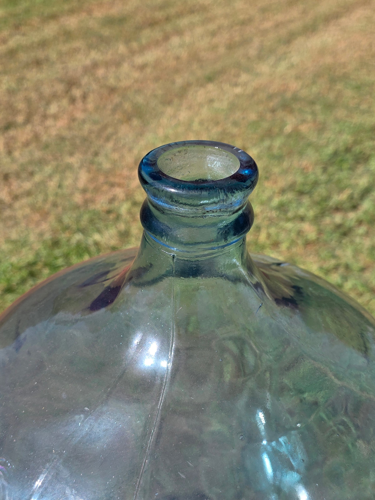 Vintage Arrowhead Puritas 5 Gallon Glass Water Bottle Carboy Wood Crate 1973 (Damage)