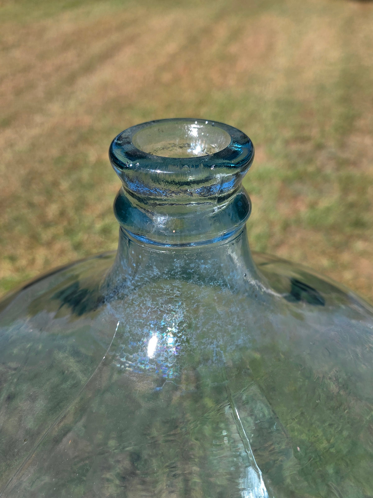 Vintage Arrowhead Puritas 5 Gallon Glass Water Bottle Carboy Wood Crate 1962