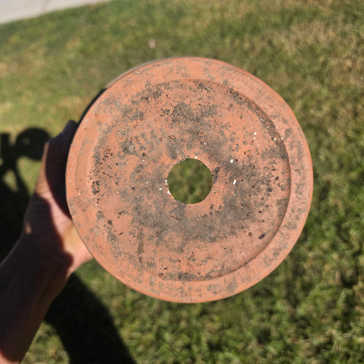 Pair of 2 ITERRA 20 Terracotta Planters Clay Flower Pots Made in Italy 8" Vtg