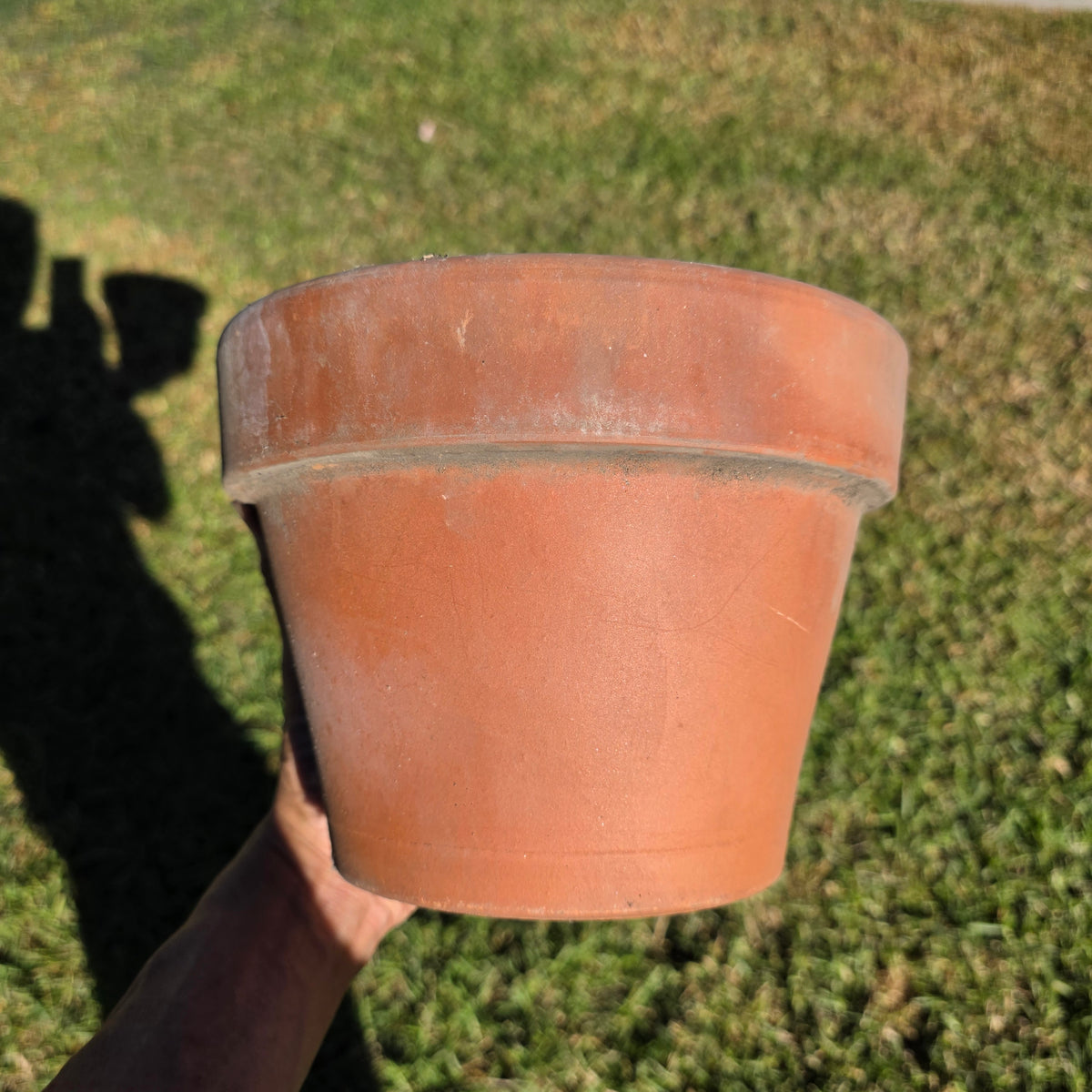Pair of 2 Vintage ITERRA Terracotta Planter 8" Italian Clay Pots (Made in Italy)
