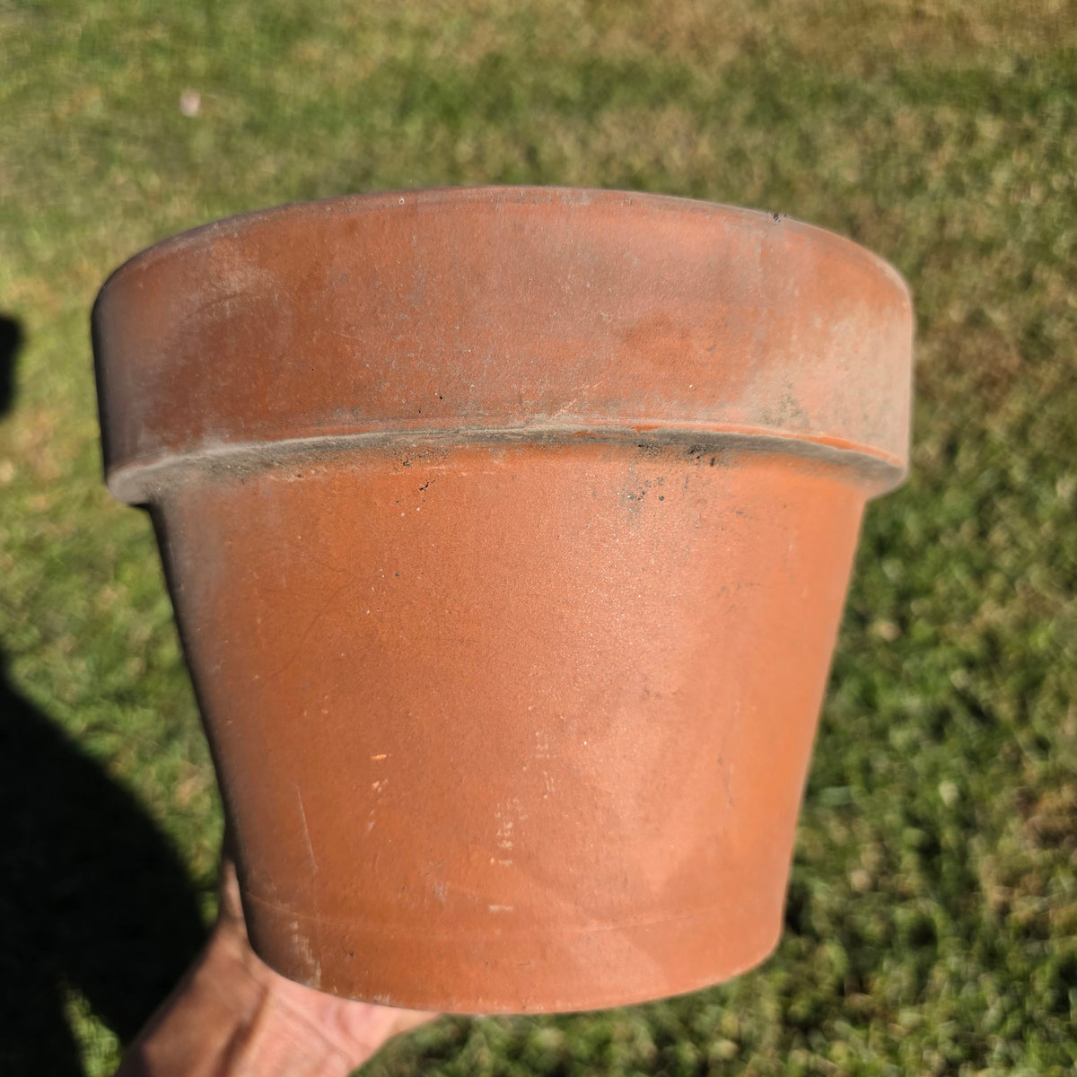 Pair of 2 Vintage ITERRA Terracotta Planter 8" Italian Clay Pots (Made in Italy)