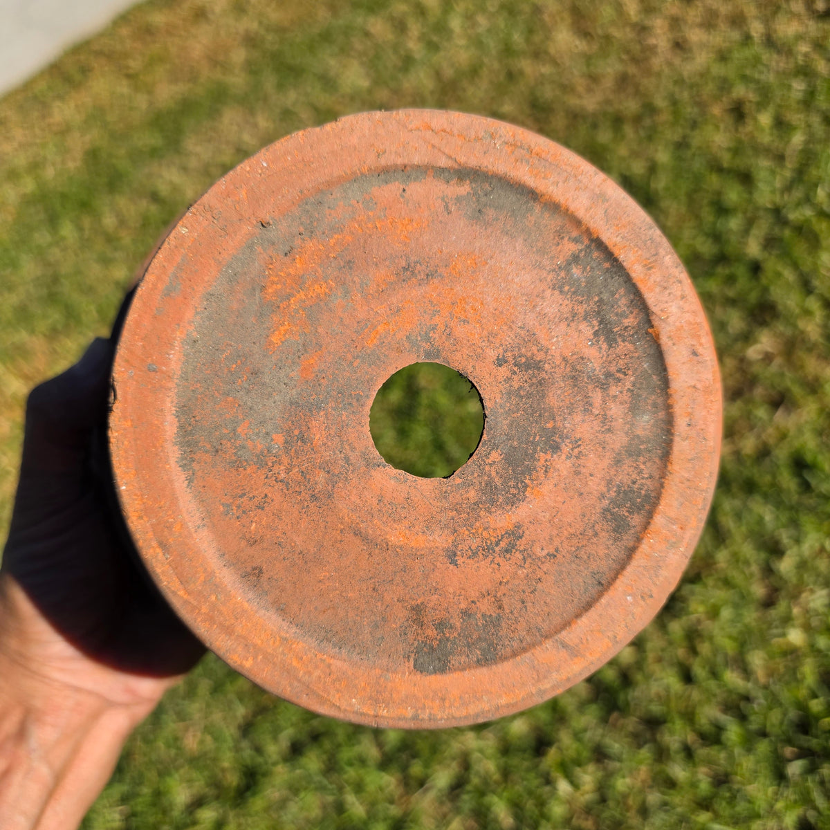 Pair of 2 Vintage ITERRA Terracotta Planter 8" Italian Clay Pots (Made in Italy)