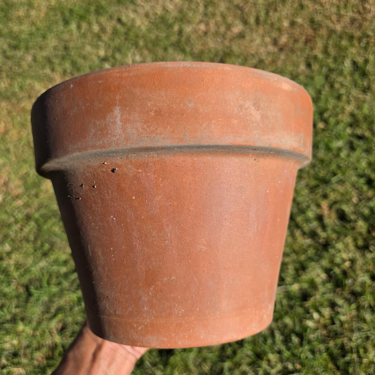 Pair of 2 Vintage ITERRA Terracotta Planter 8" Italian Clay Pots (Made in Italy)