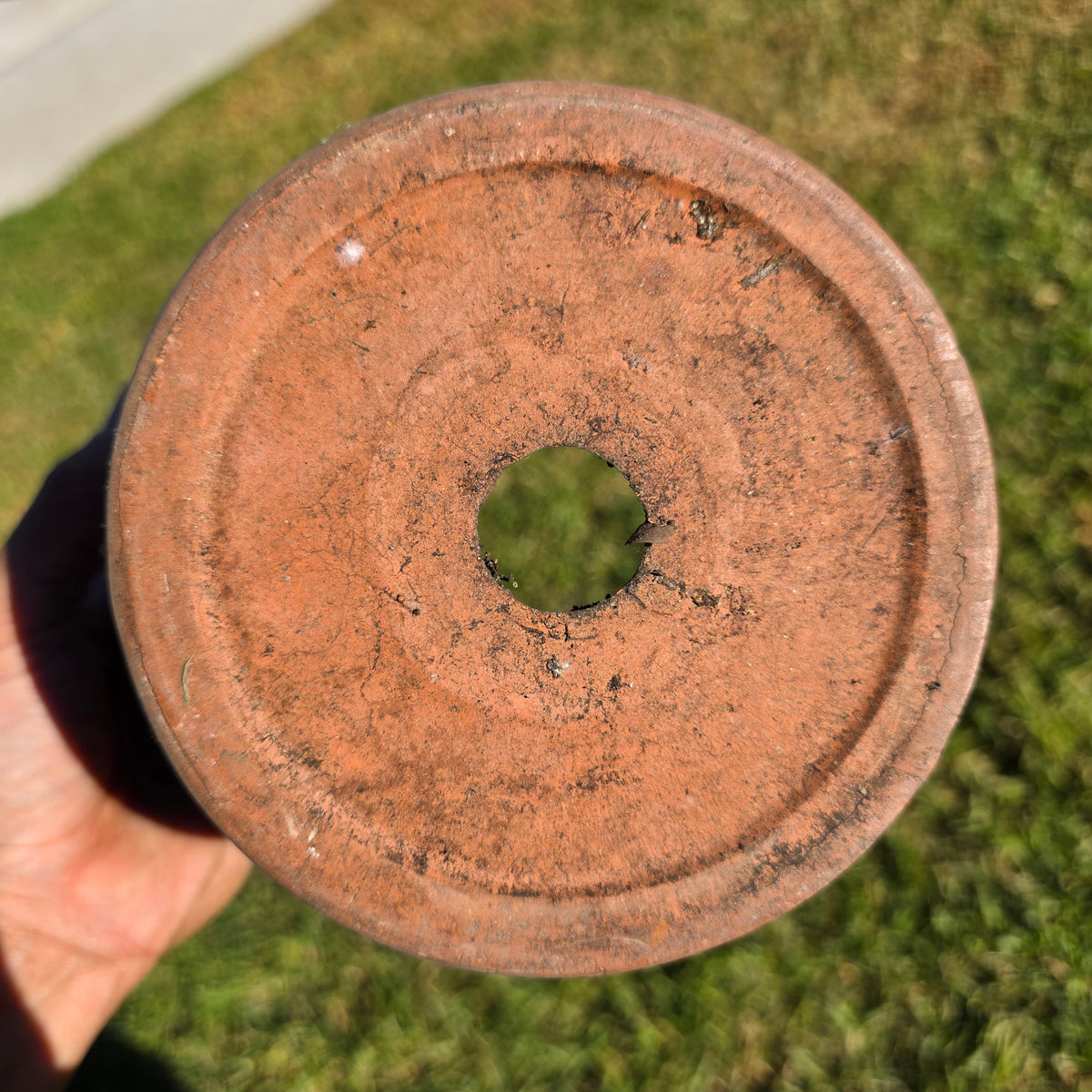 Pair of 2 Vintage ITERRA Terracotta Planter 8" Italian Clay Pots (Made in Italy) (Copy)