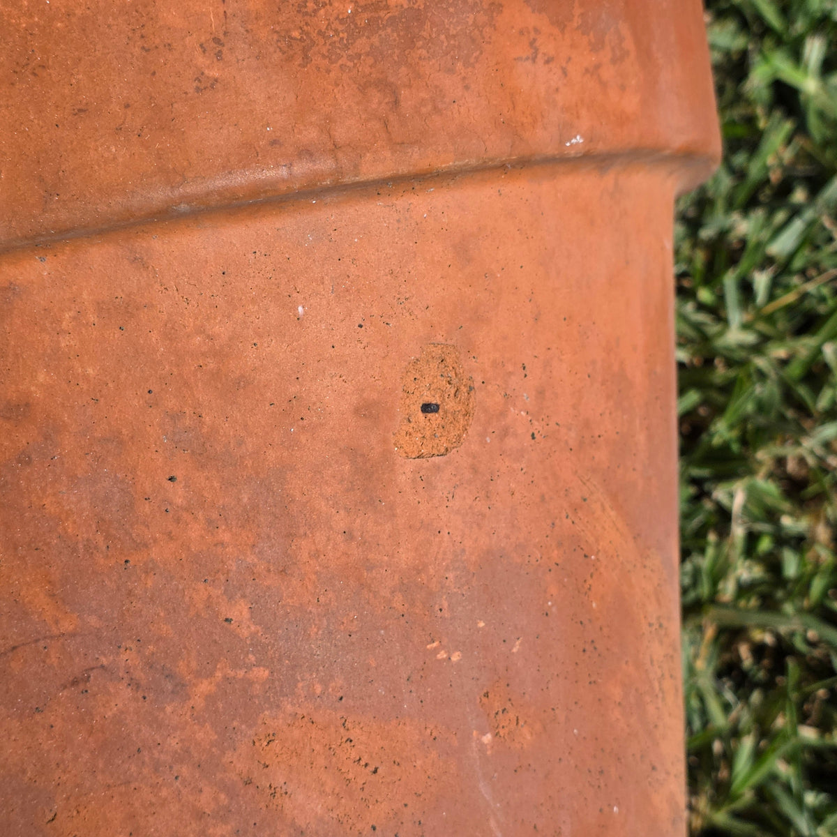 Vintage Terracotta Clay Planter Pot 11" Standard Rim Flower Garden Aged Patina