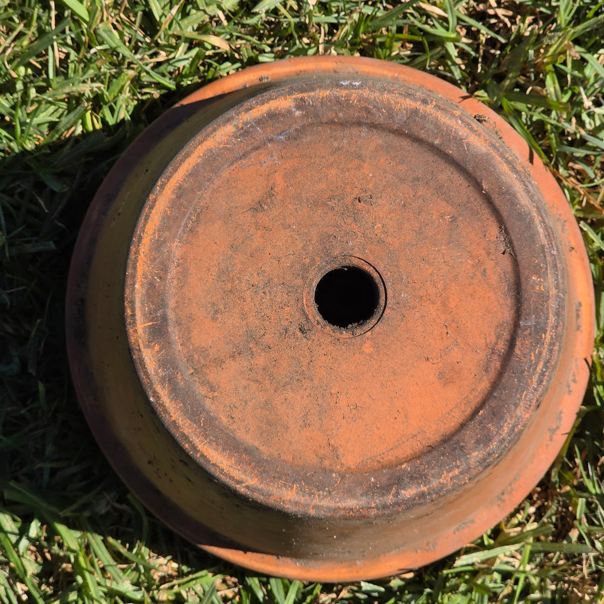 Vintage EV Euganea Vasi Terracotta Planter Pot 10" Made in Italy Clay Flower Age