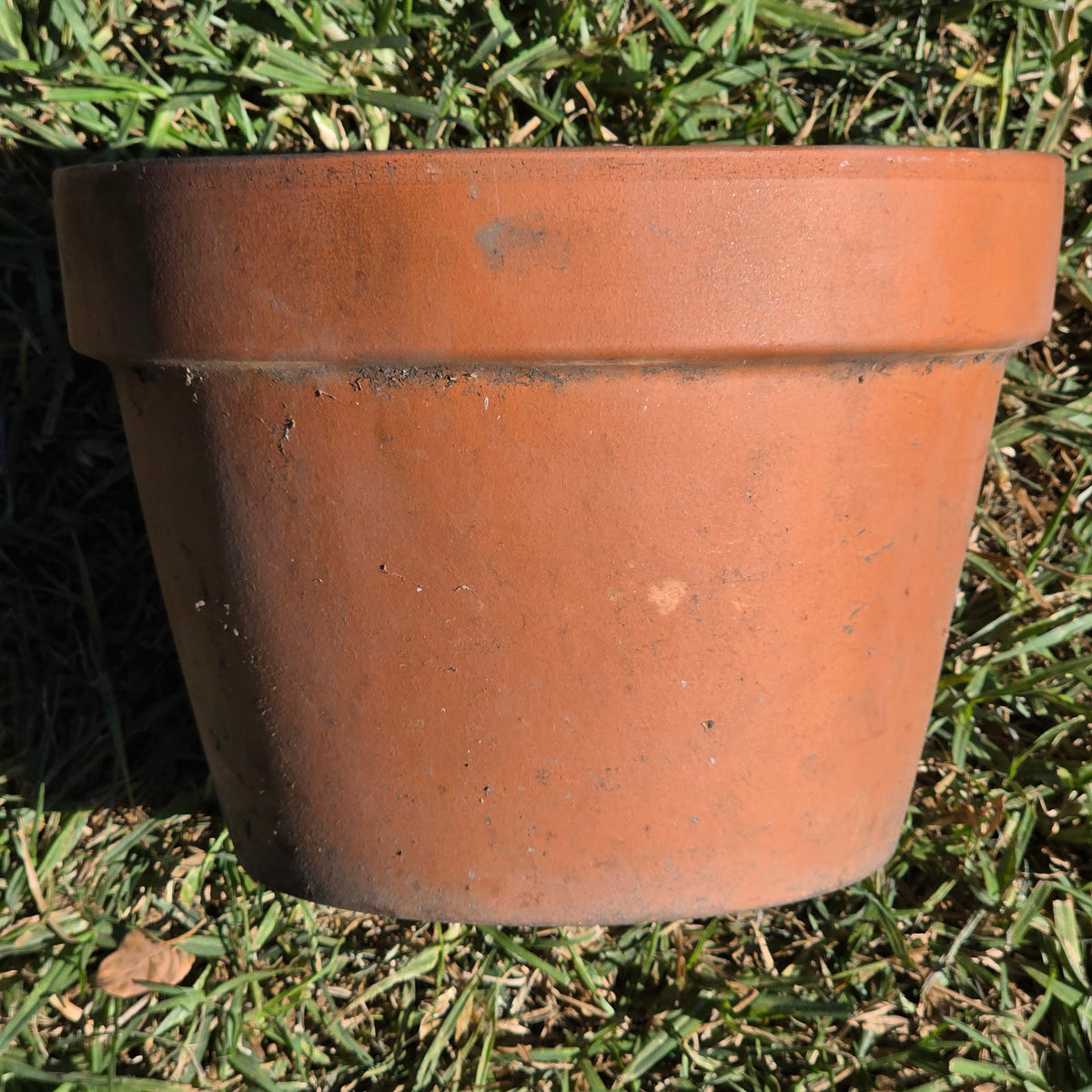 Vintage EV Euganea Vasi Terracotta Planter Pot 10" Made in Italy Clay Flower Age