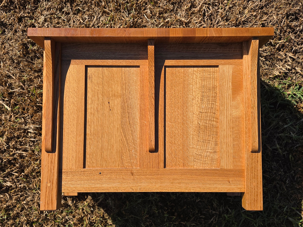 Vtg Trend Manor Mission Oak End Table Arts Crafts Nightstand Cabinet Side 28"