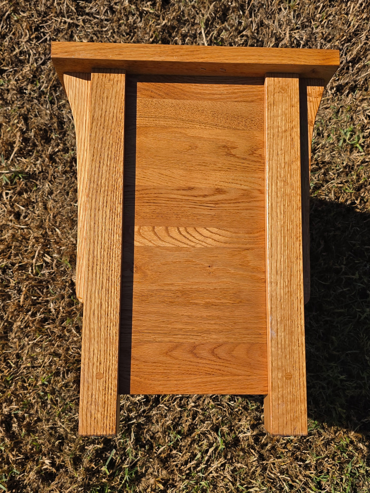 Vtg Trend Manor Mission Oak End Table Arts Crafts Nightstand Cabinet Side 28"