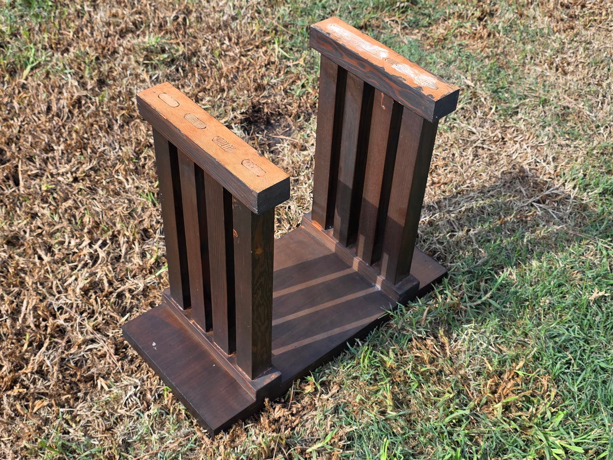 Vintage Mission Style Solid Wood Plant Stand Arts Crafts Accent End Table 20"