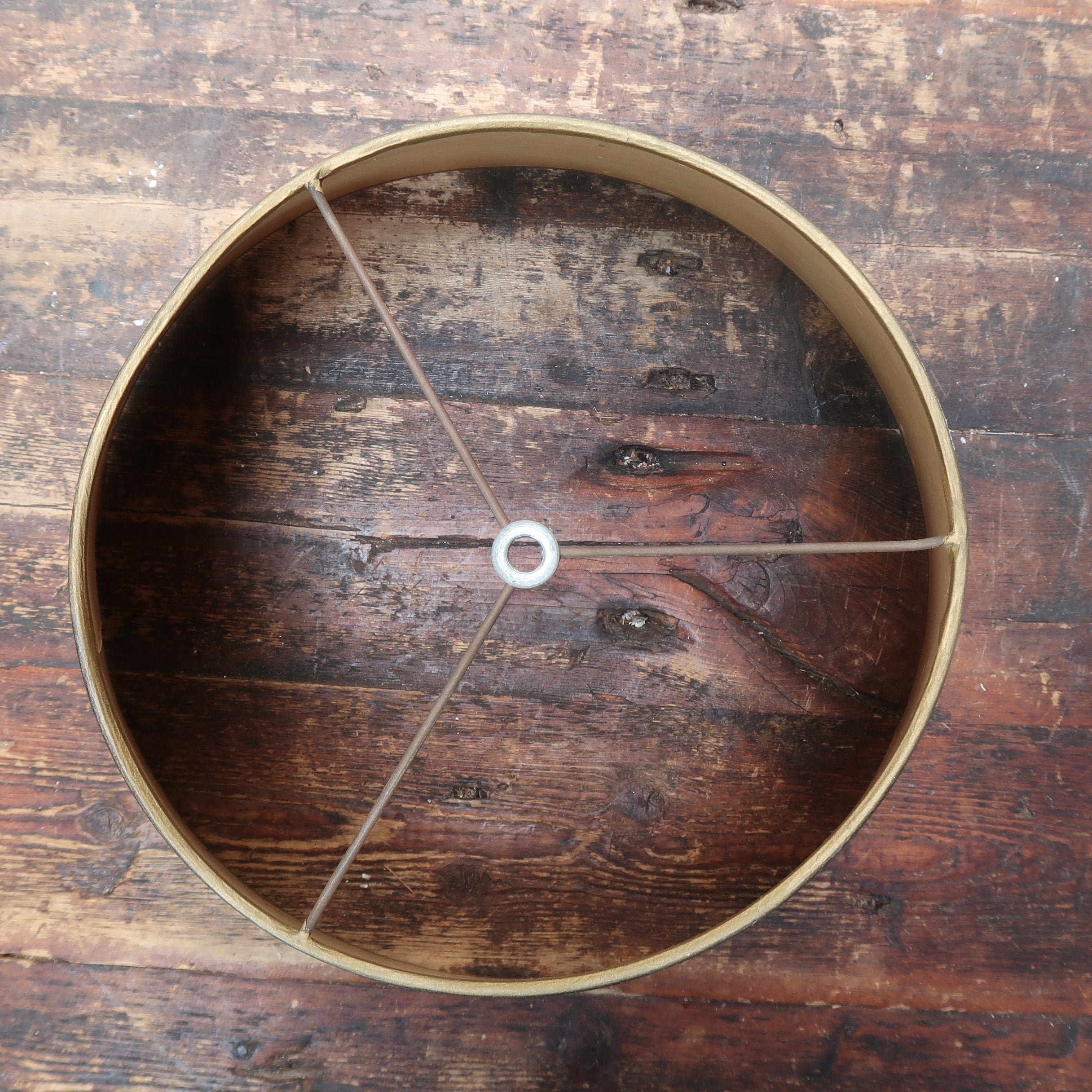 Antique Brass Bouillotte 3 Candle Light Lamp With 3 Way Turn Knob Switch Patina (Local Pickup)