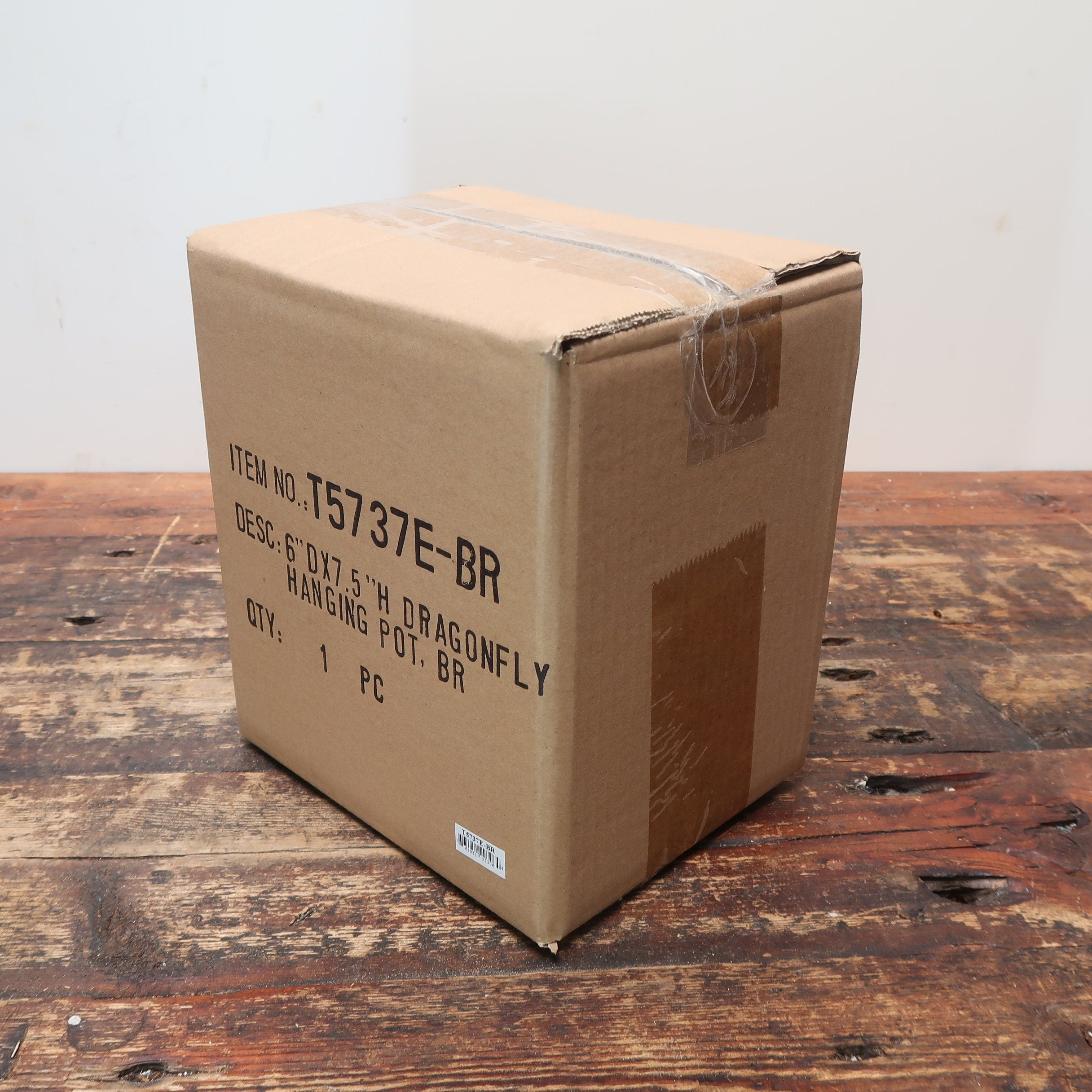 Ceramic Hanging Planter Plant Flower Pot Dragonfly Hand Made 6" x H 7.5" (U.S Free Shipping)