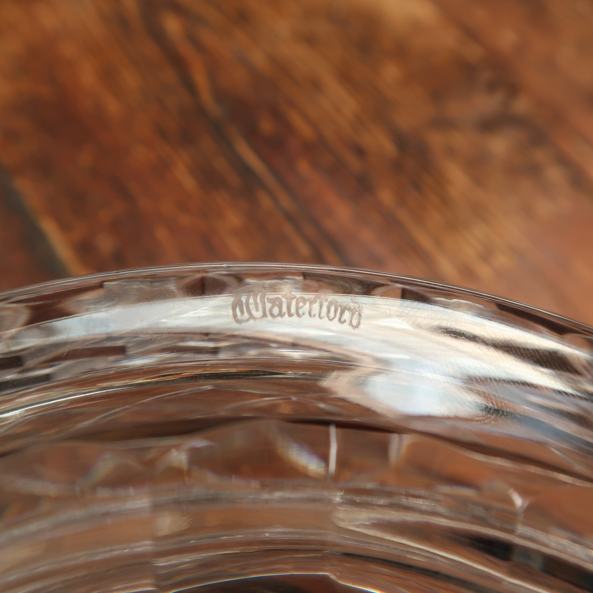 Waterford Ireland Cut Crystal Glass Bowl 7" x 7" x H 3.75"
