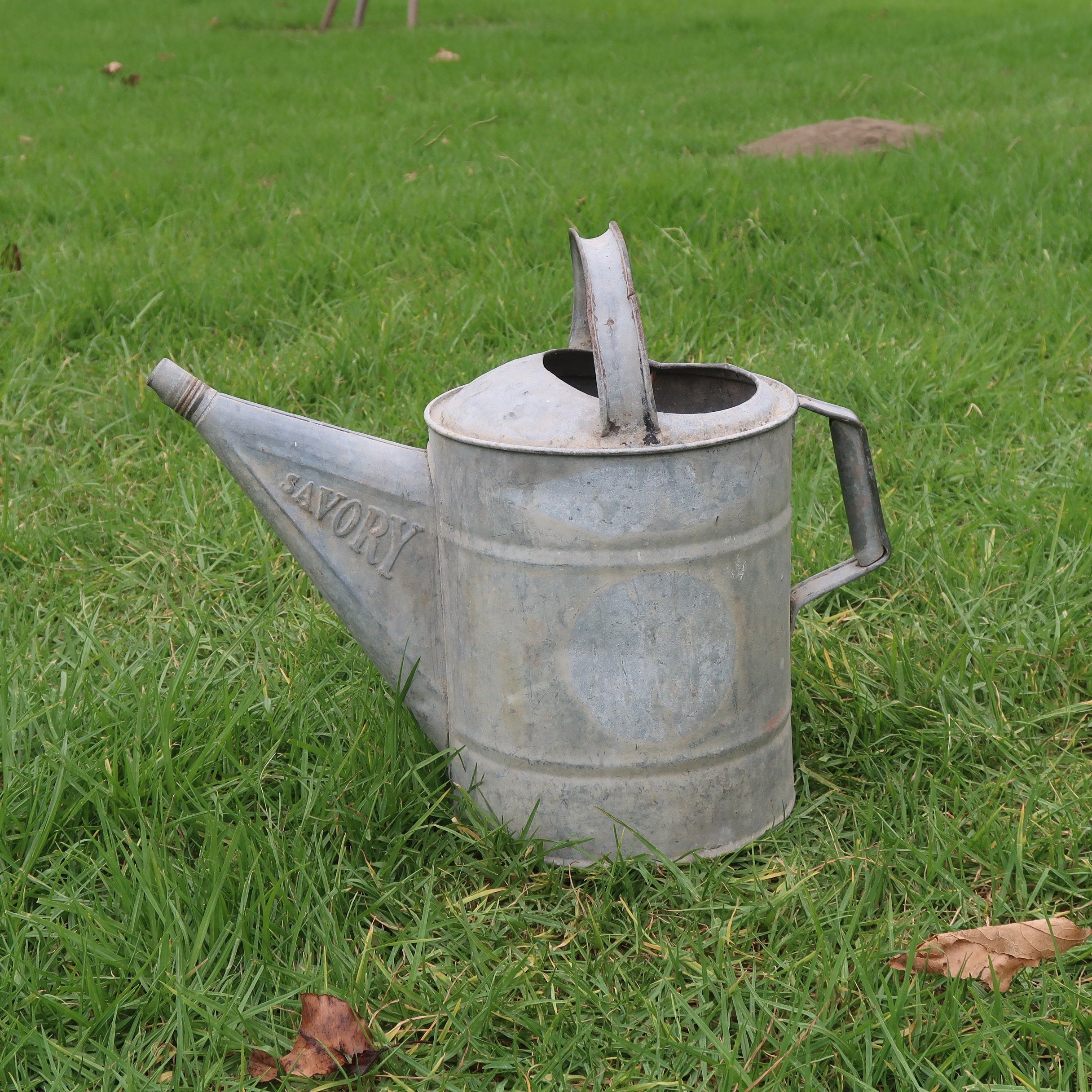 Vintage Savory Co. Galvanized Watering Can 2 Gal