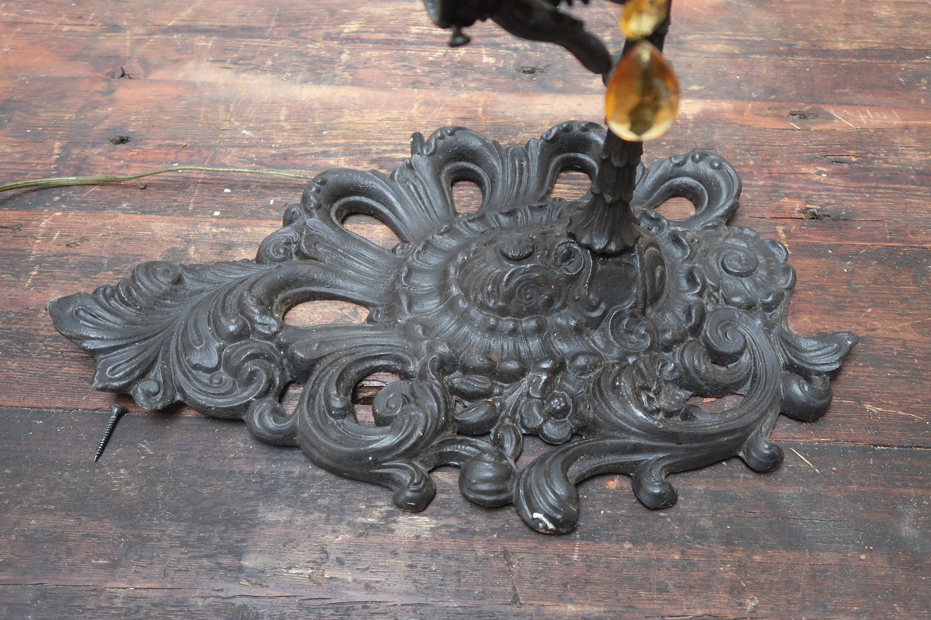 Vintage MC. Co. GIM Wall Sconce Wire Electric Wall Hanging Lamp 1950s