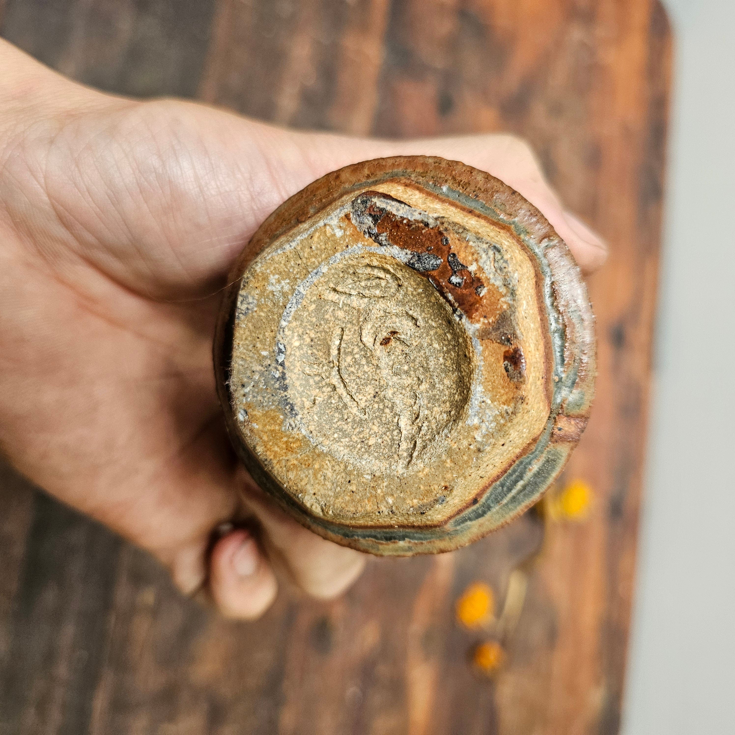 Dried Pumpkins On Sticks In A Singed Vase Asian Style Decoration