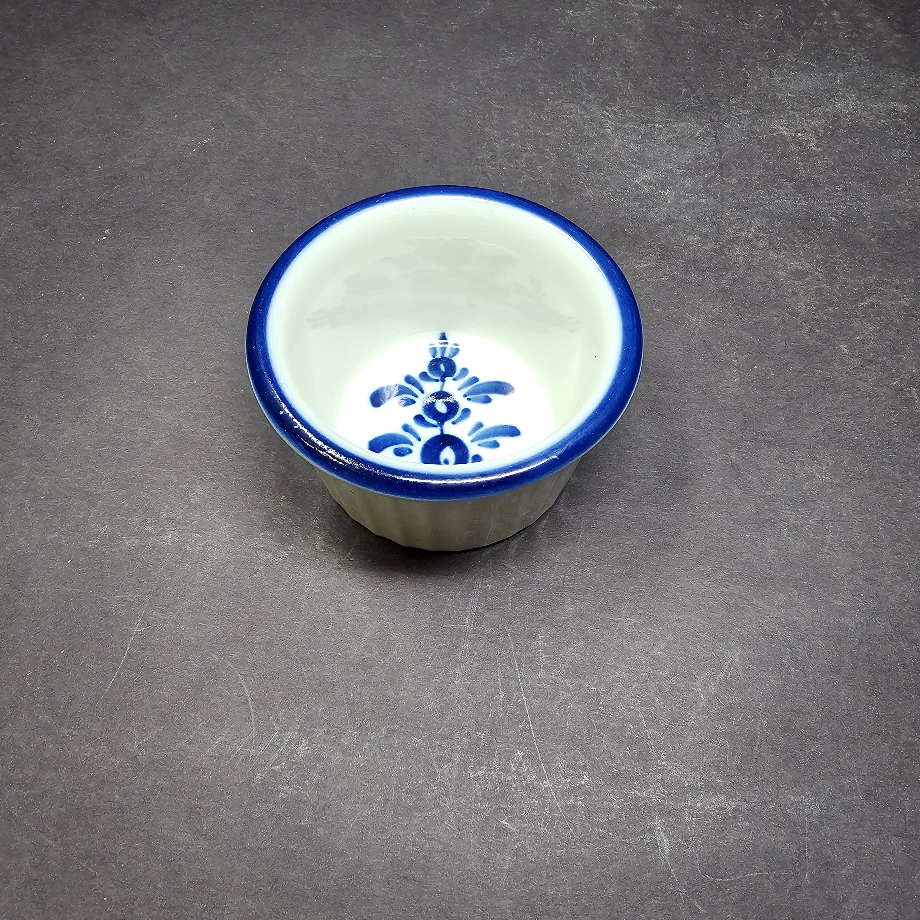Viana Do Castelo Hand Painted Blue White Small Baking Dish Made In Portugal