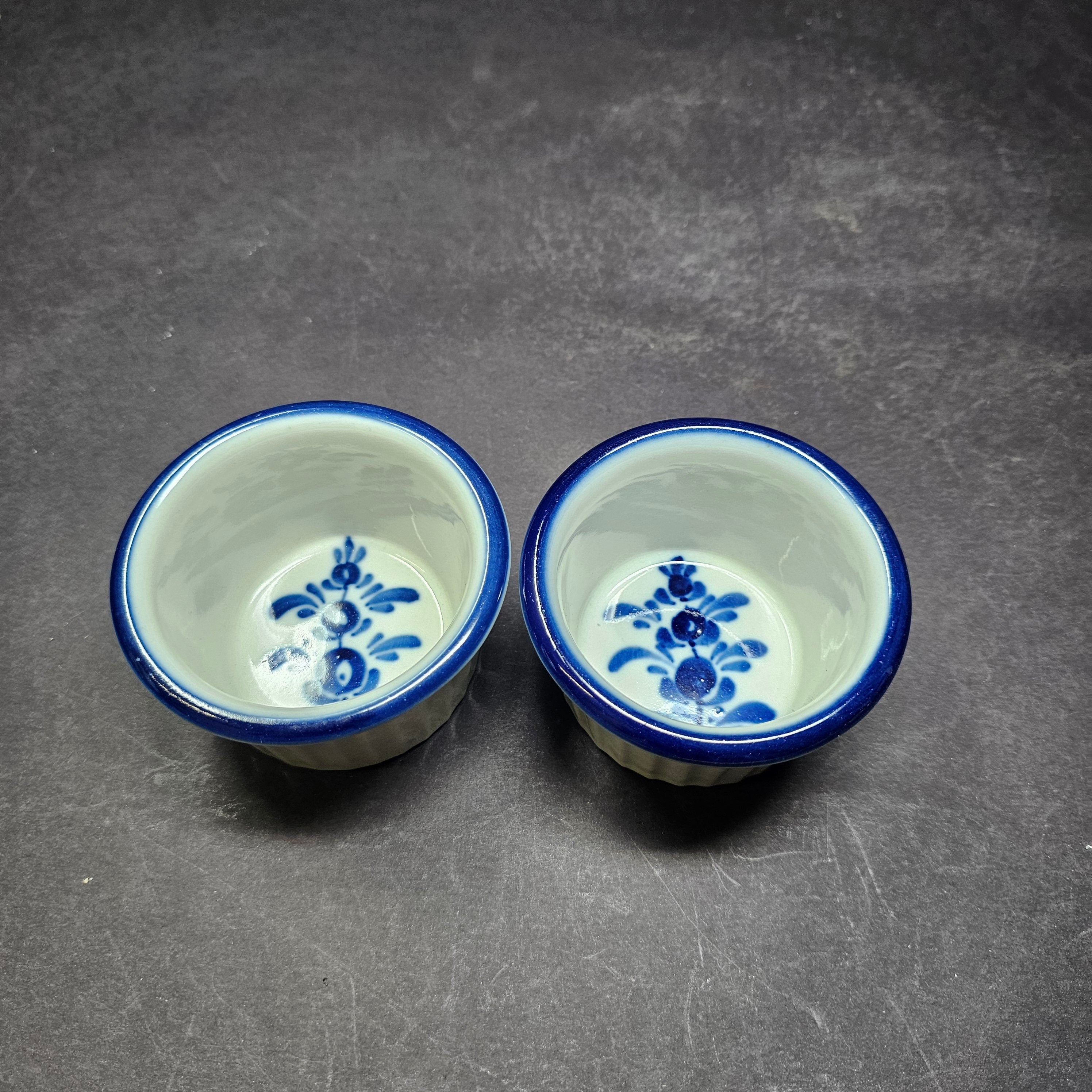 Viana Do Castelo Hand Painted Blue White Small Baking Dish Made In Portugal