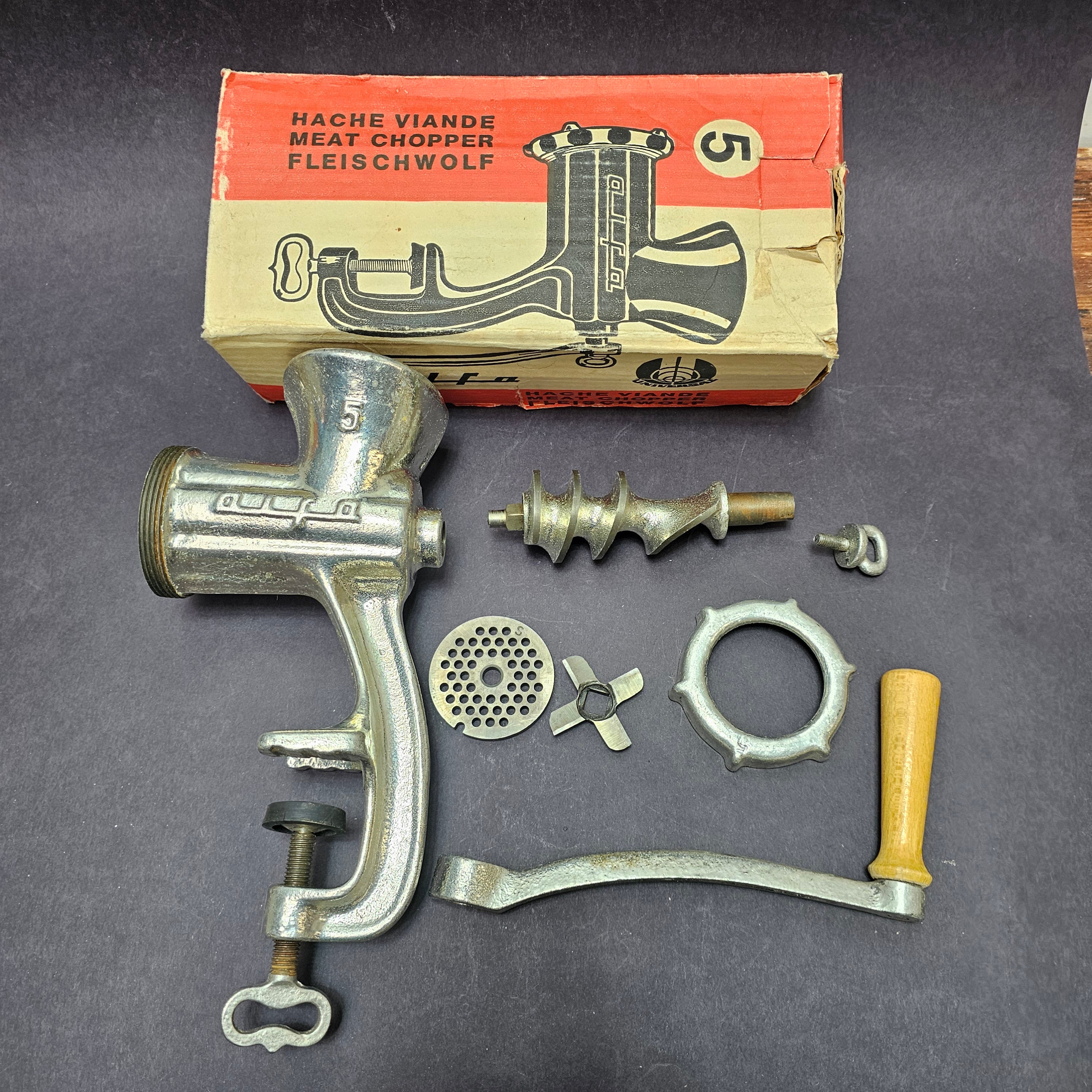 Vintage Alfa Universal Meat Chopper 5