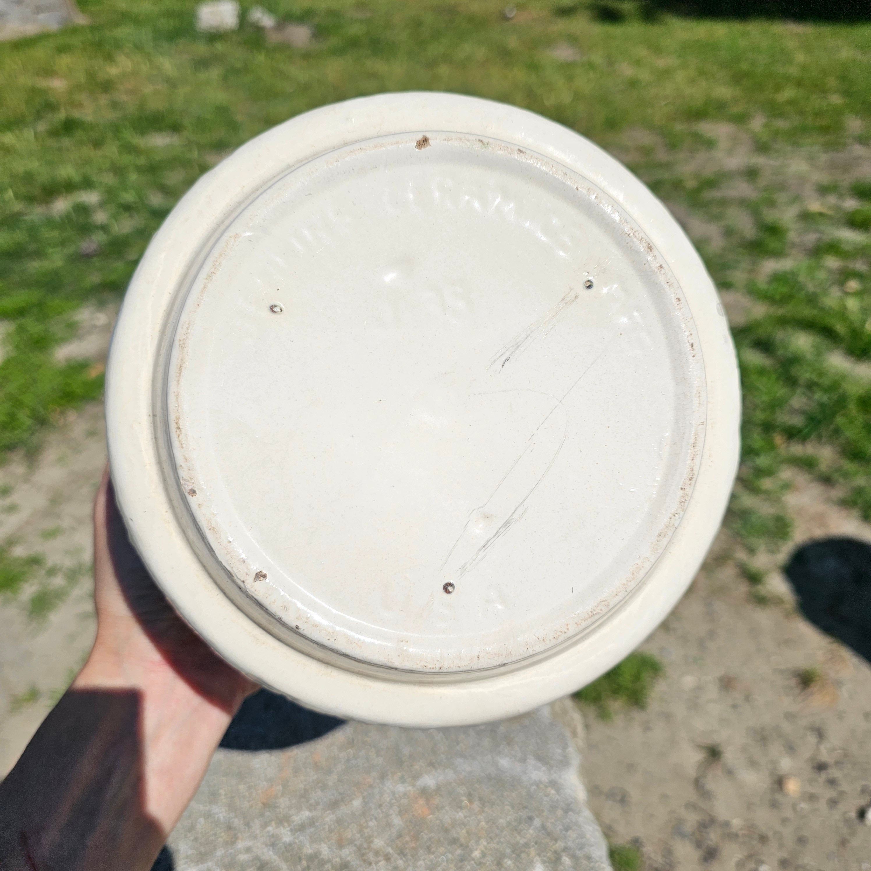 California Art Pottery Yellow Petal Shape Ceramic Flower Planter 8.5" x 6.75" H