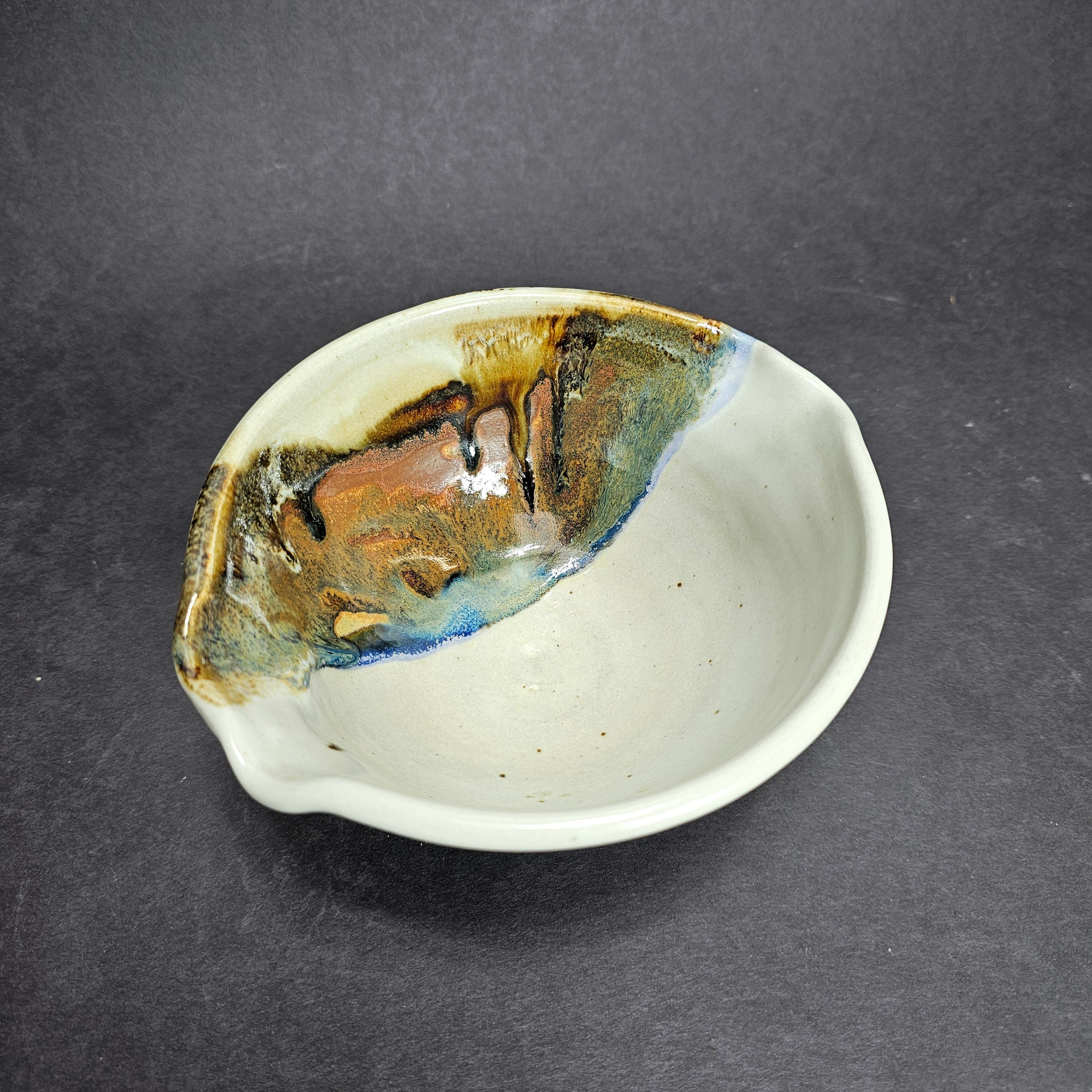 Signed Studio Pottery Bowl - Hand Signed - Mixing Bowl