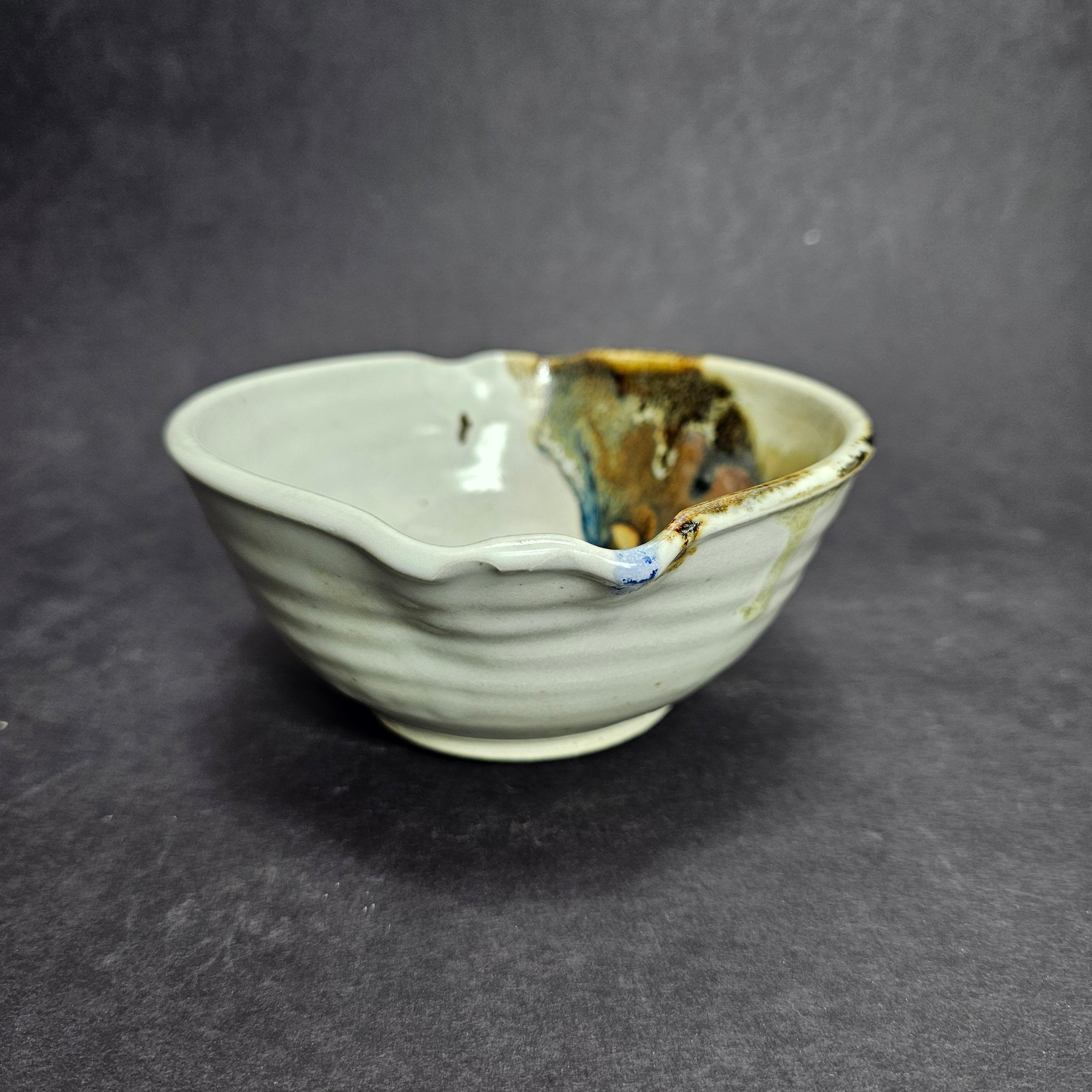 Signed Studio Pottery Bowl - Hand Signed - Mixing Bowl