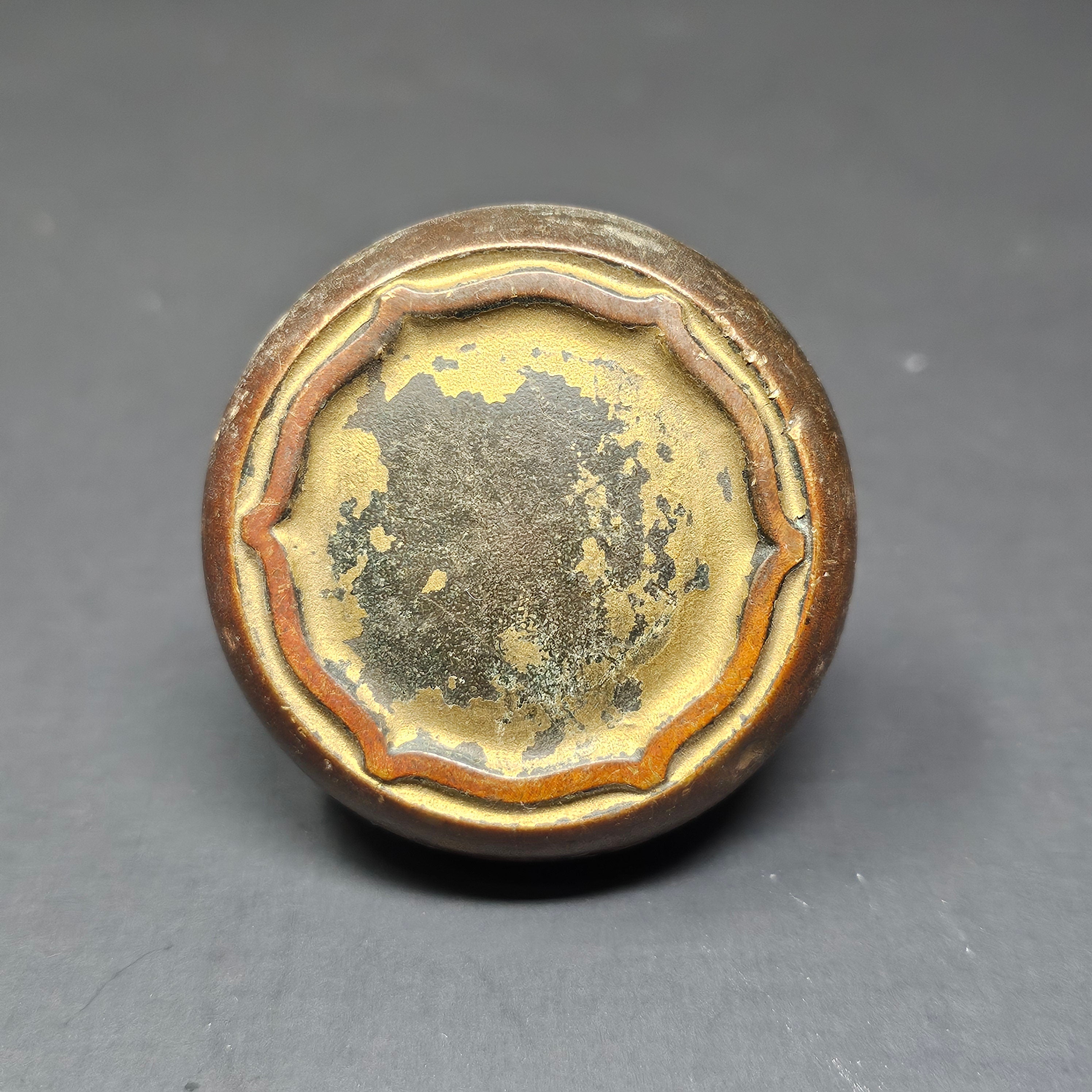 Antique Single Door Knob Solid Brass