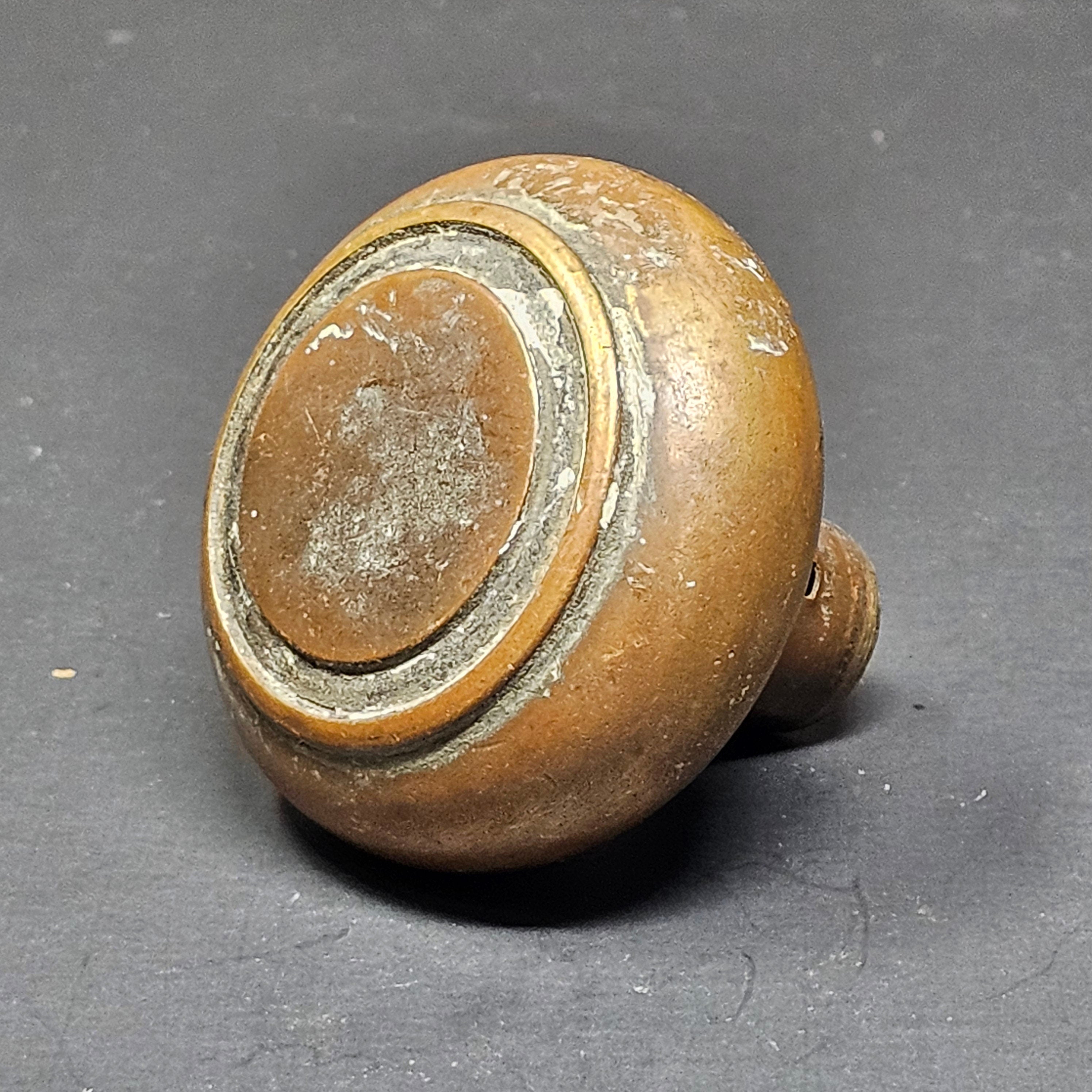 Antique Single Door Knob Solid Brass