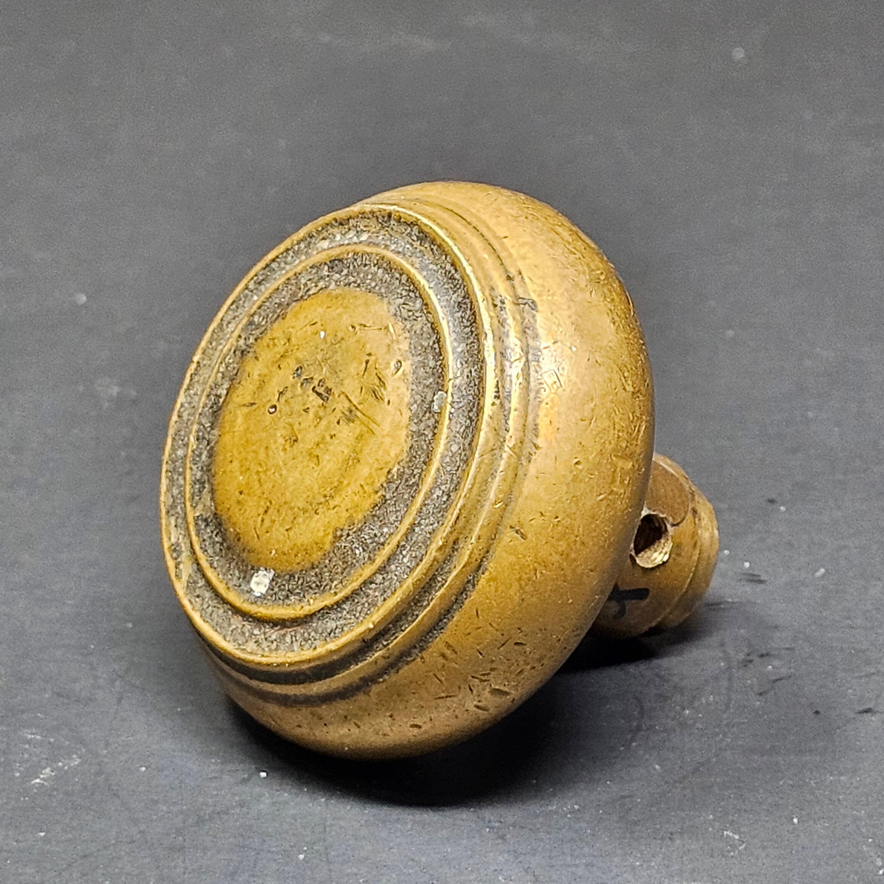 Antique Single Door Knob Solid Brass