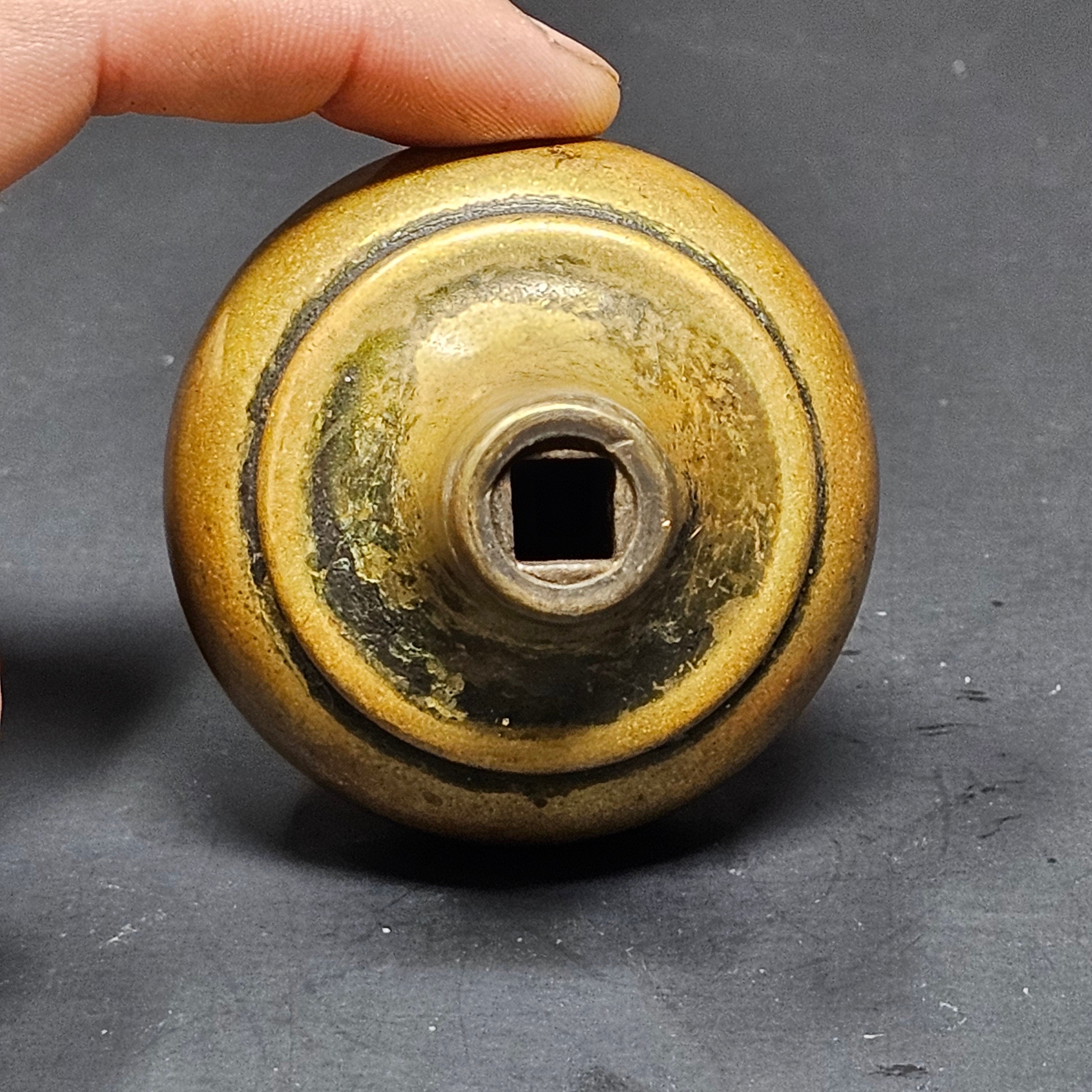 Antique Single Door Knob Solid Brass