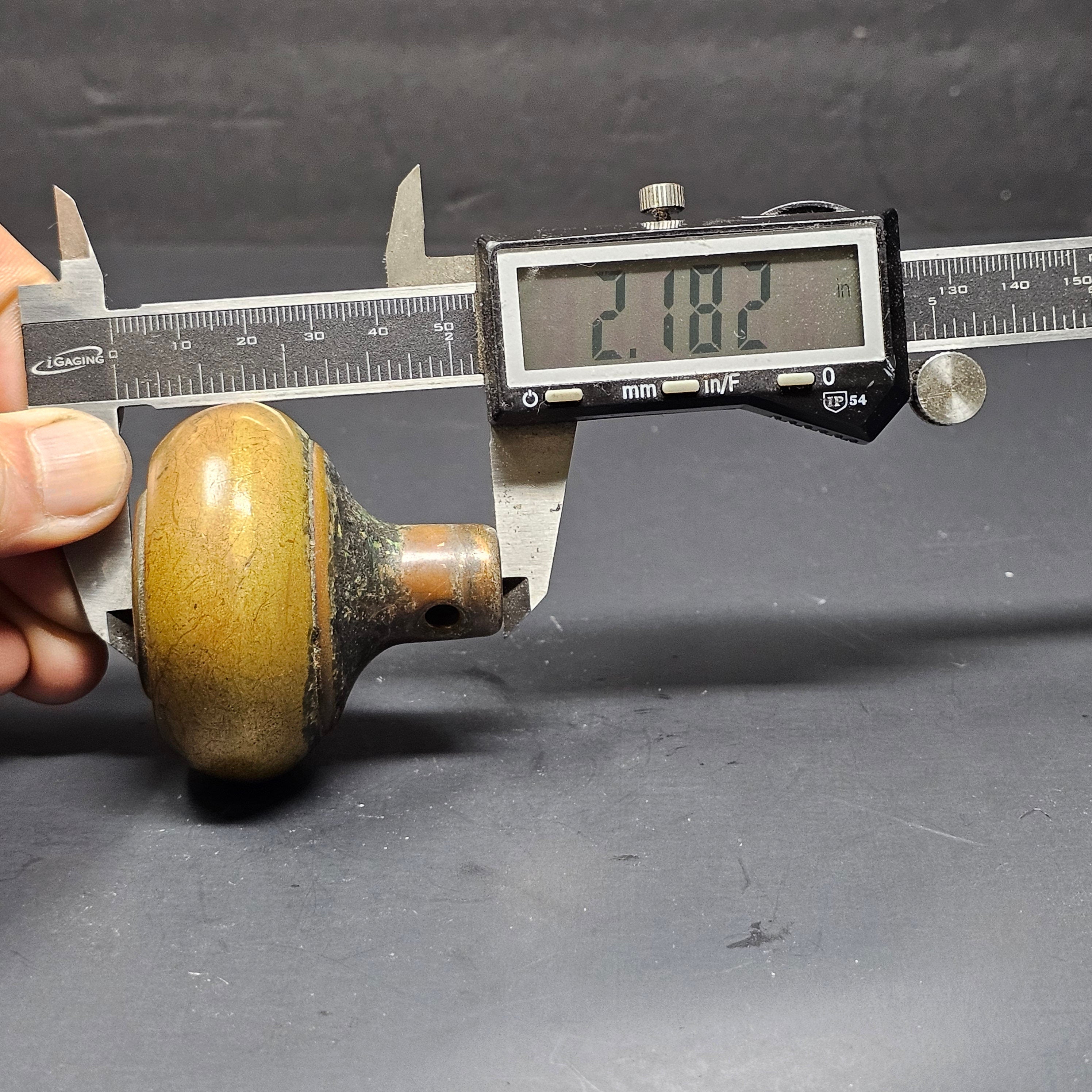 Antique Single Door Knob Solid Brass