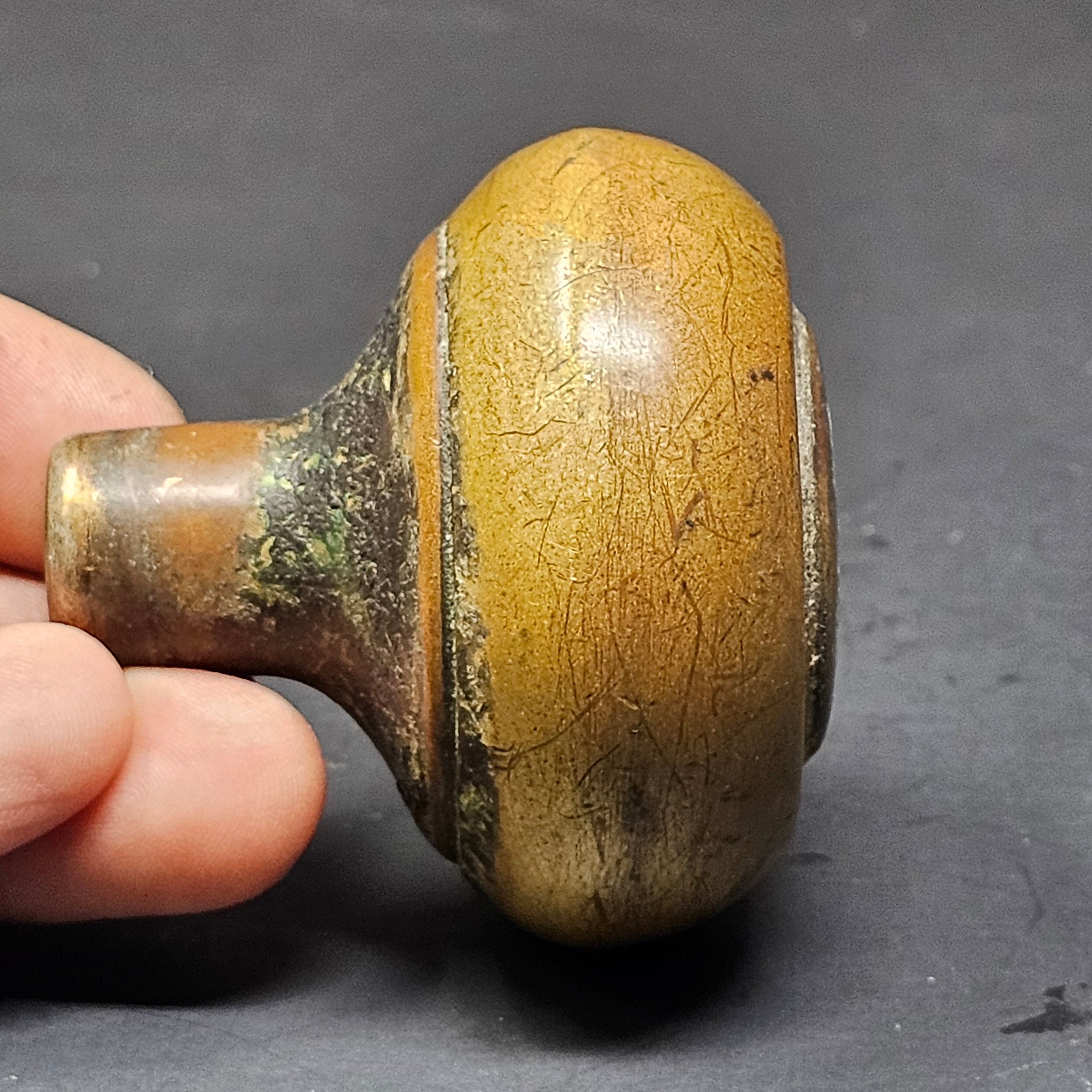 Antique Single Door Knob Solid Brass