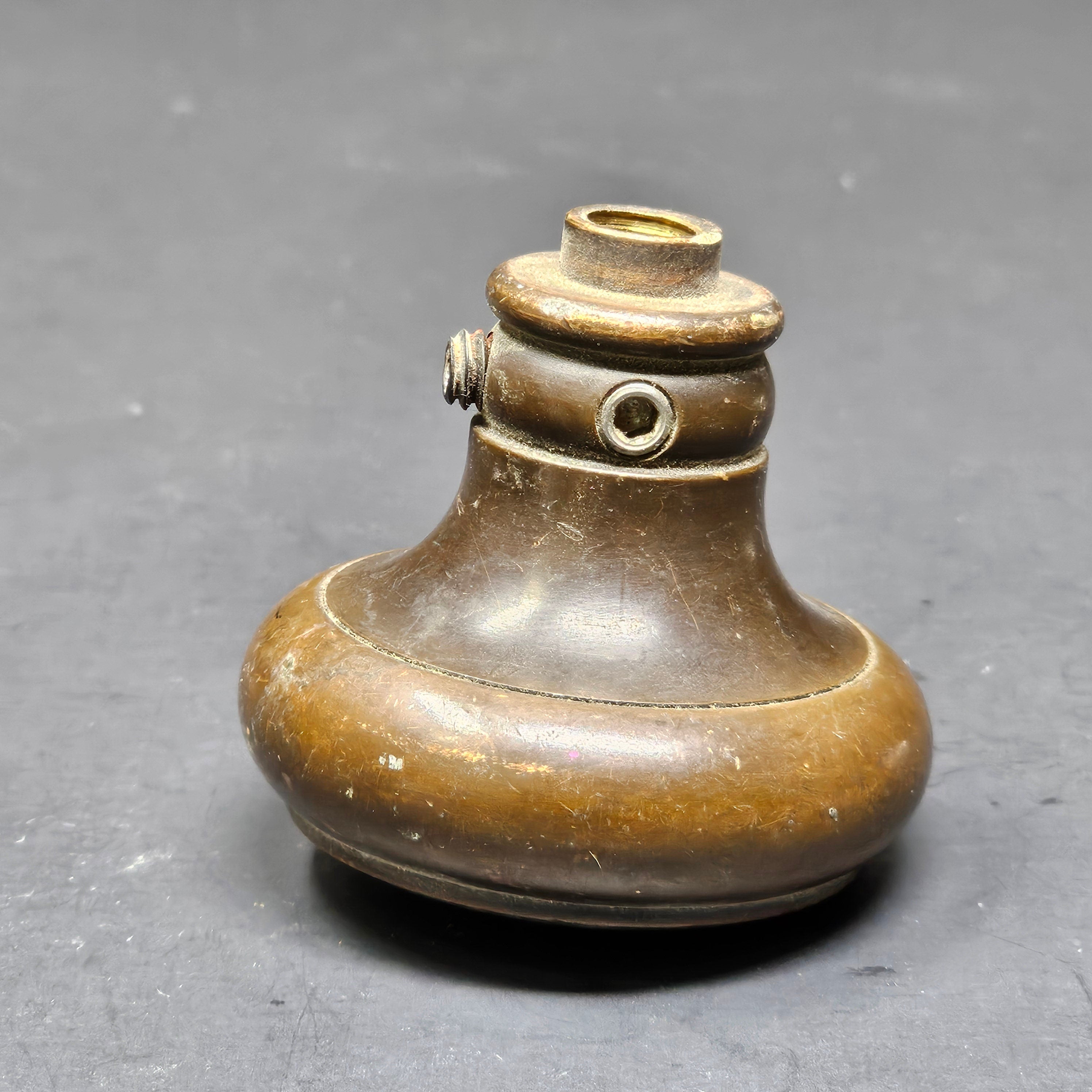 Antique Single Door Knob Solid Brass (11 oz.)