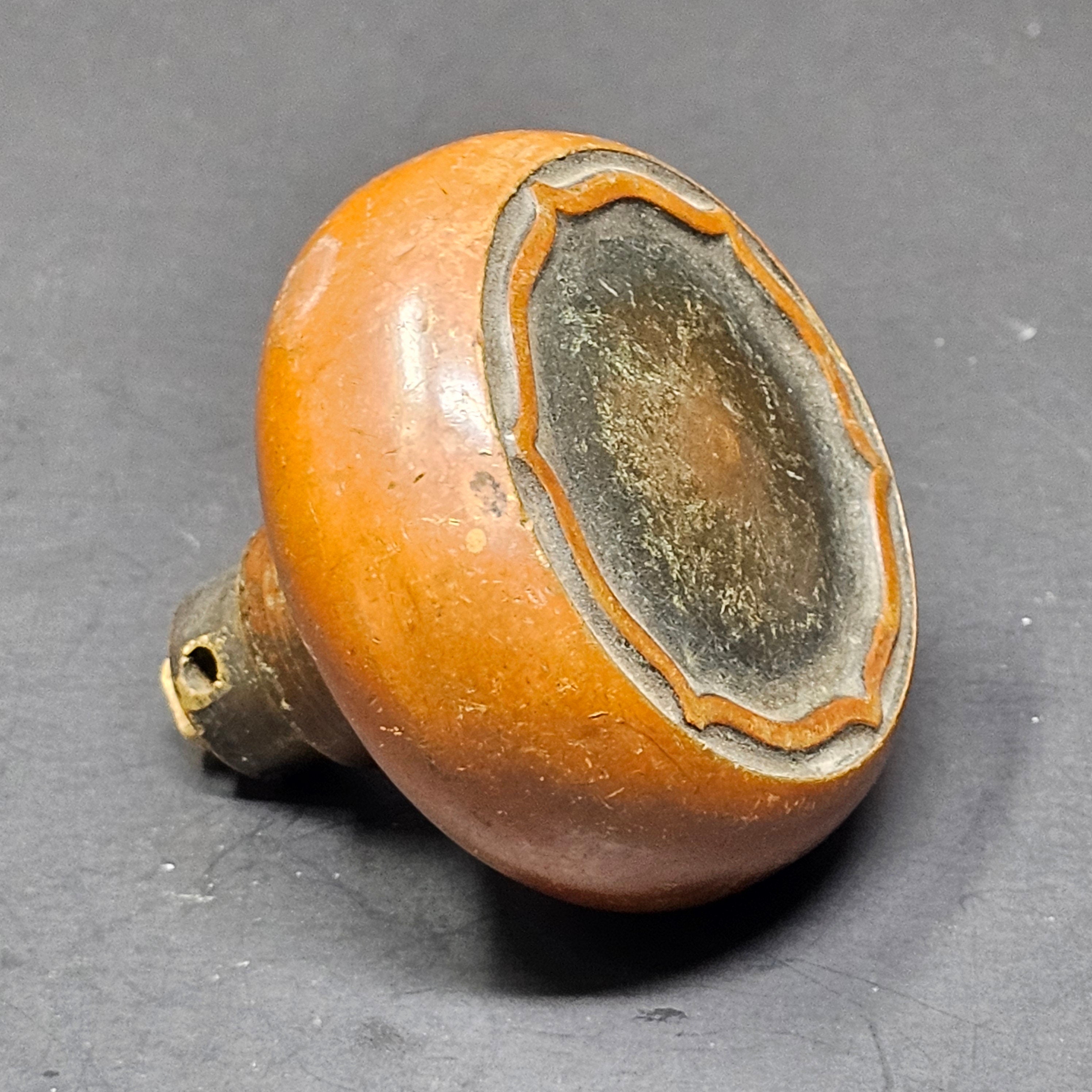 Antique Single Door Knob Solid Brass