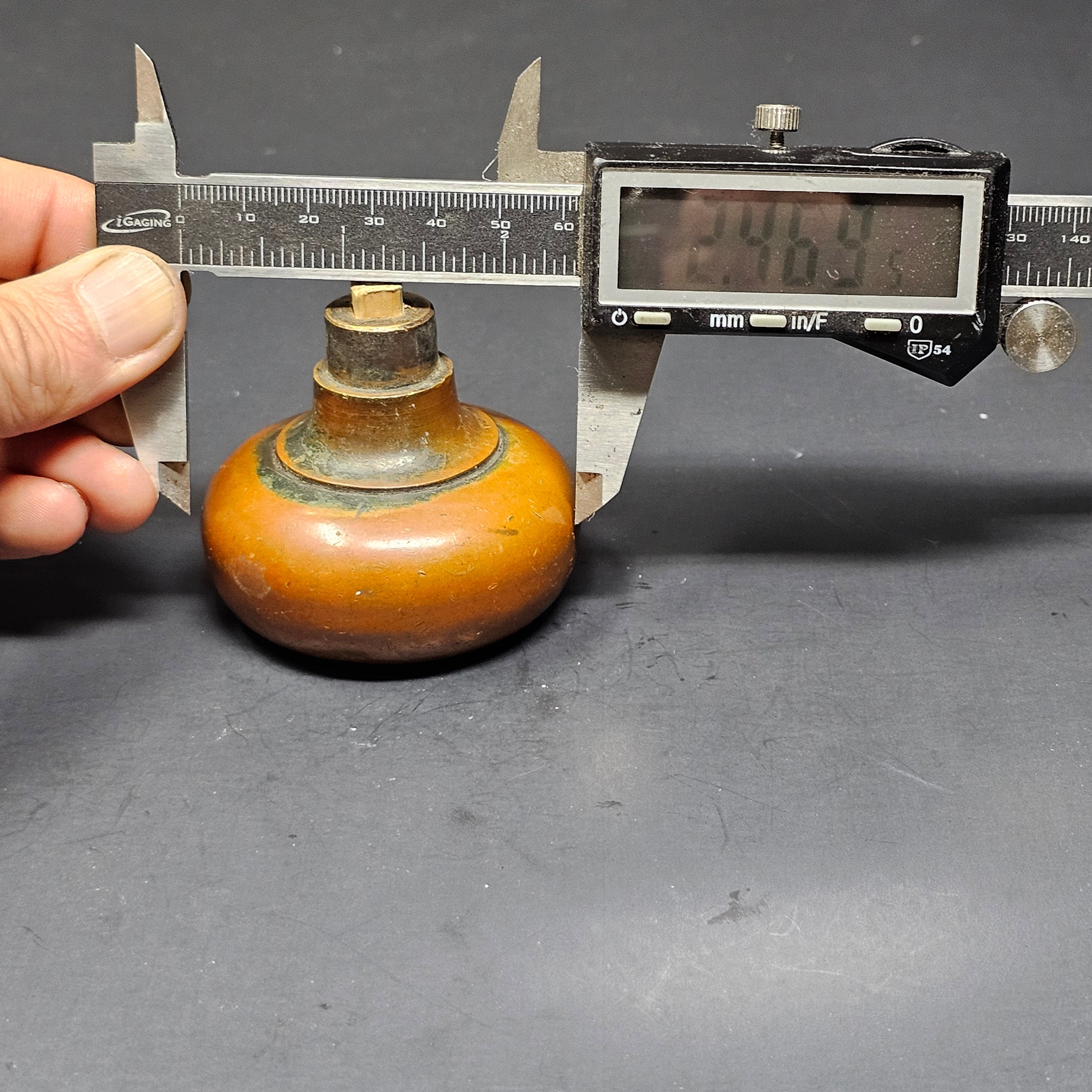 Antique Single Door Knob Solid Brass