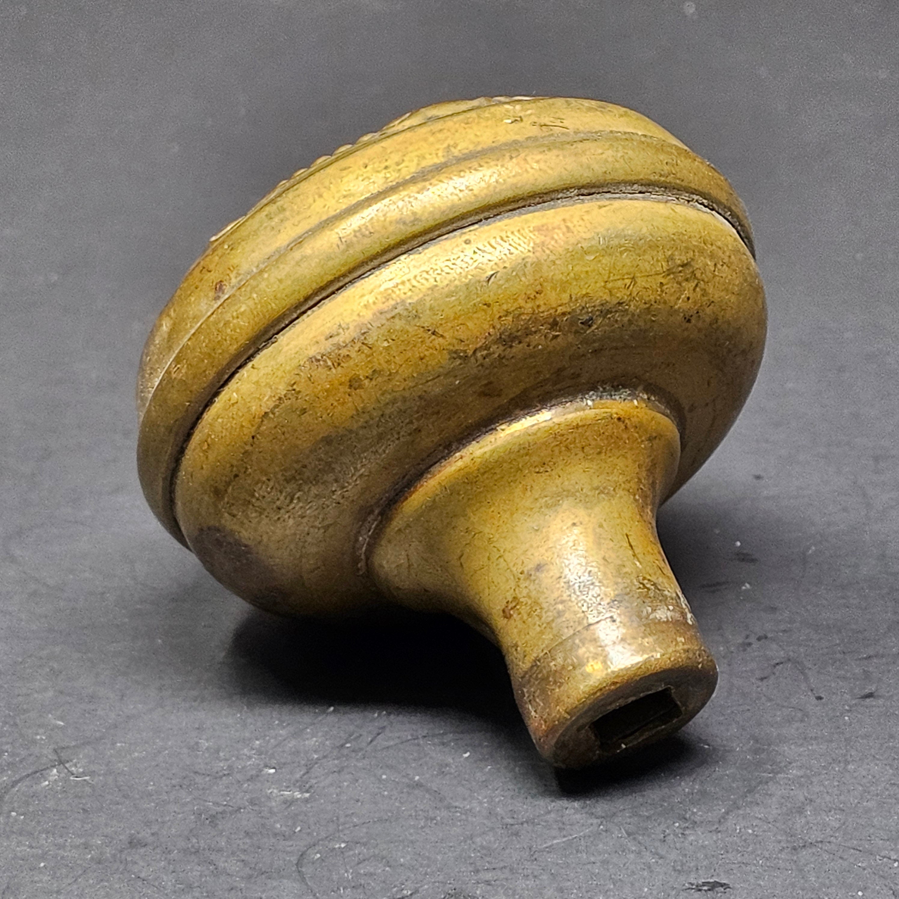 Antique Single Door Knob Solid Brass