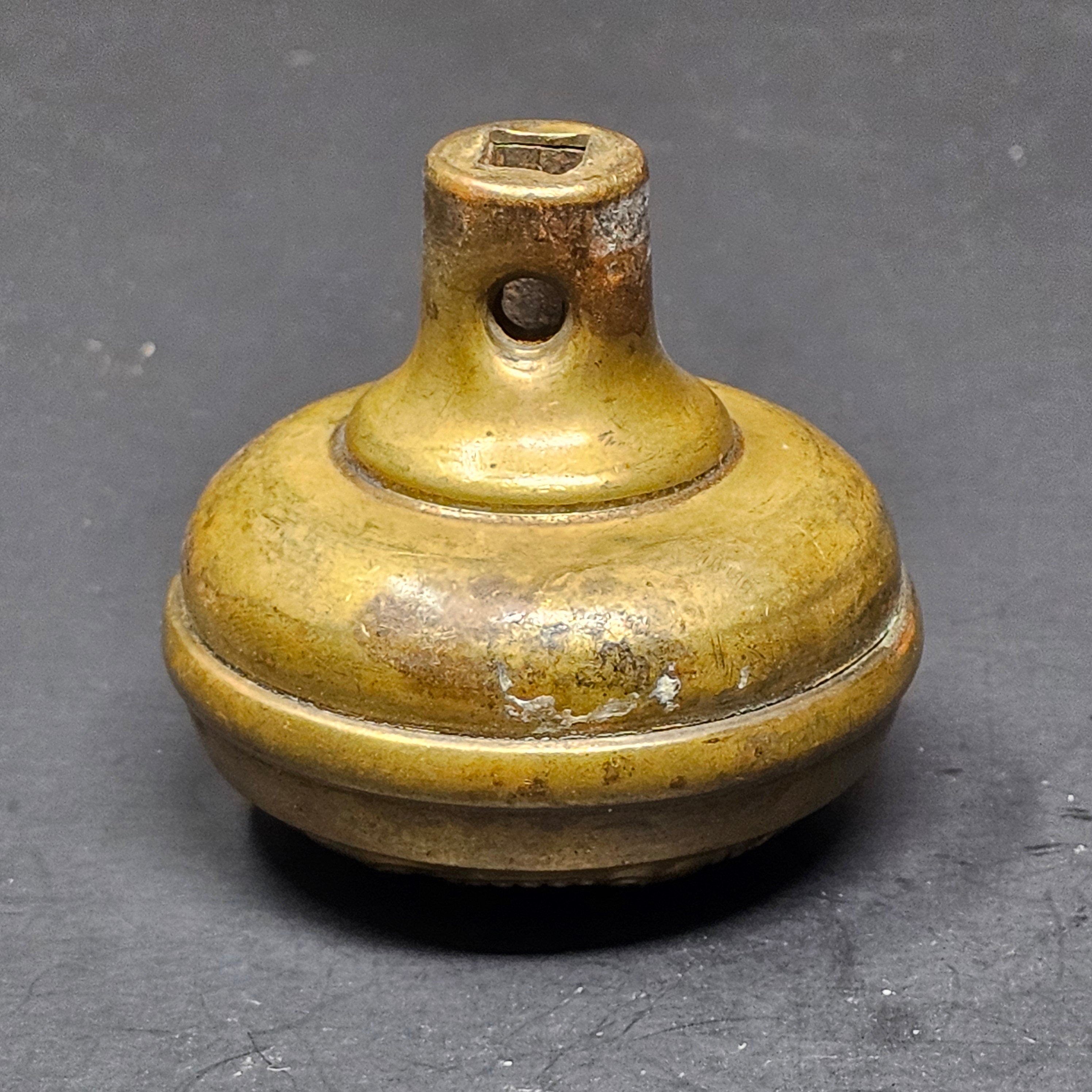 Antique Single Door Knob Solid Brass