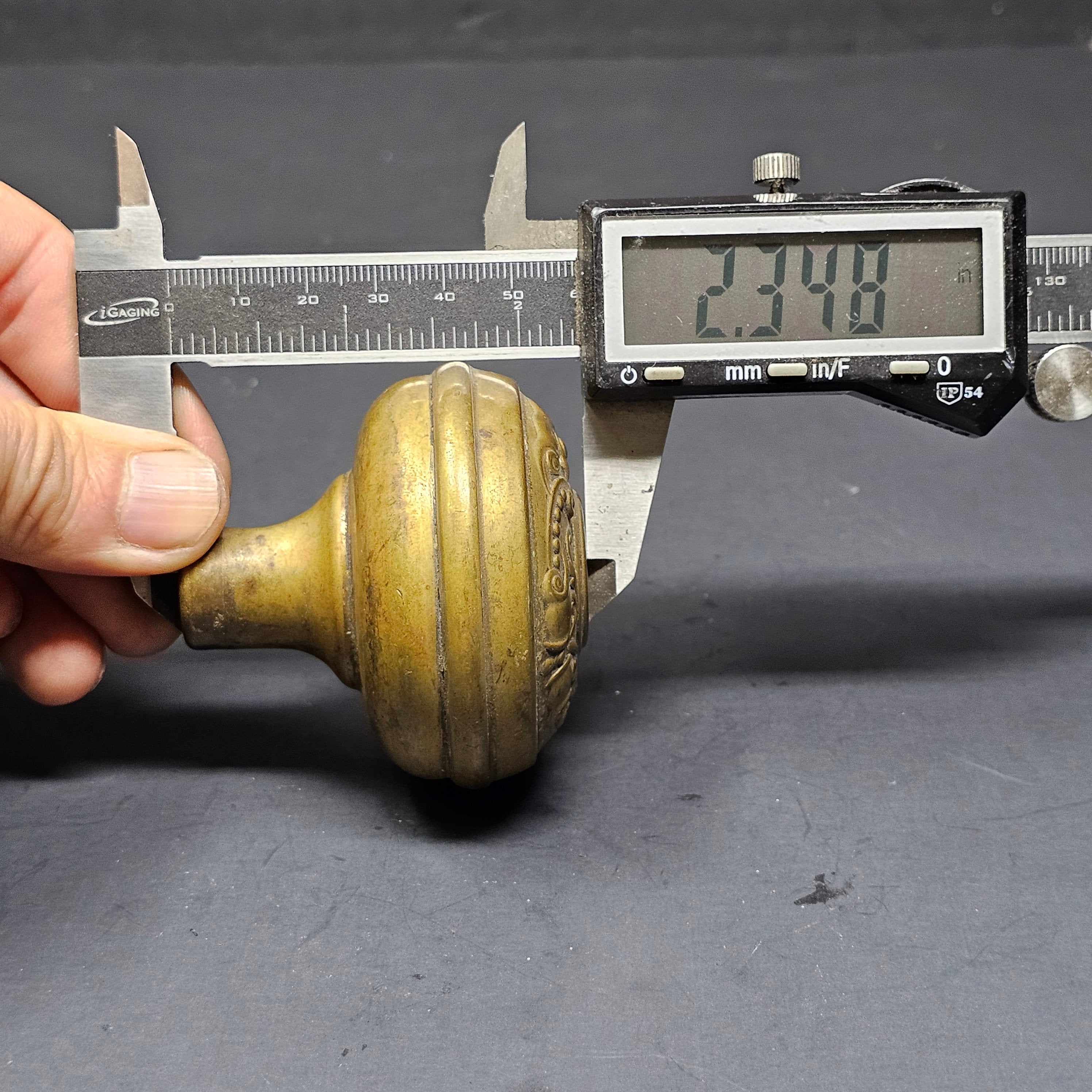 Antique Single Door Knob Solid Brass