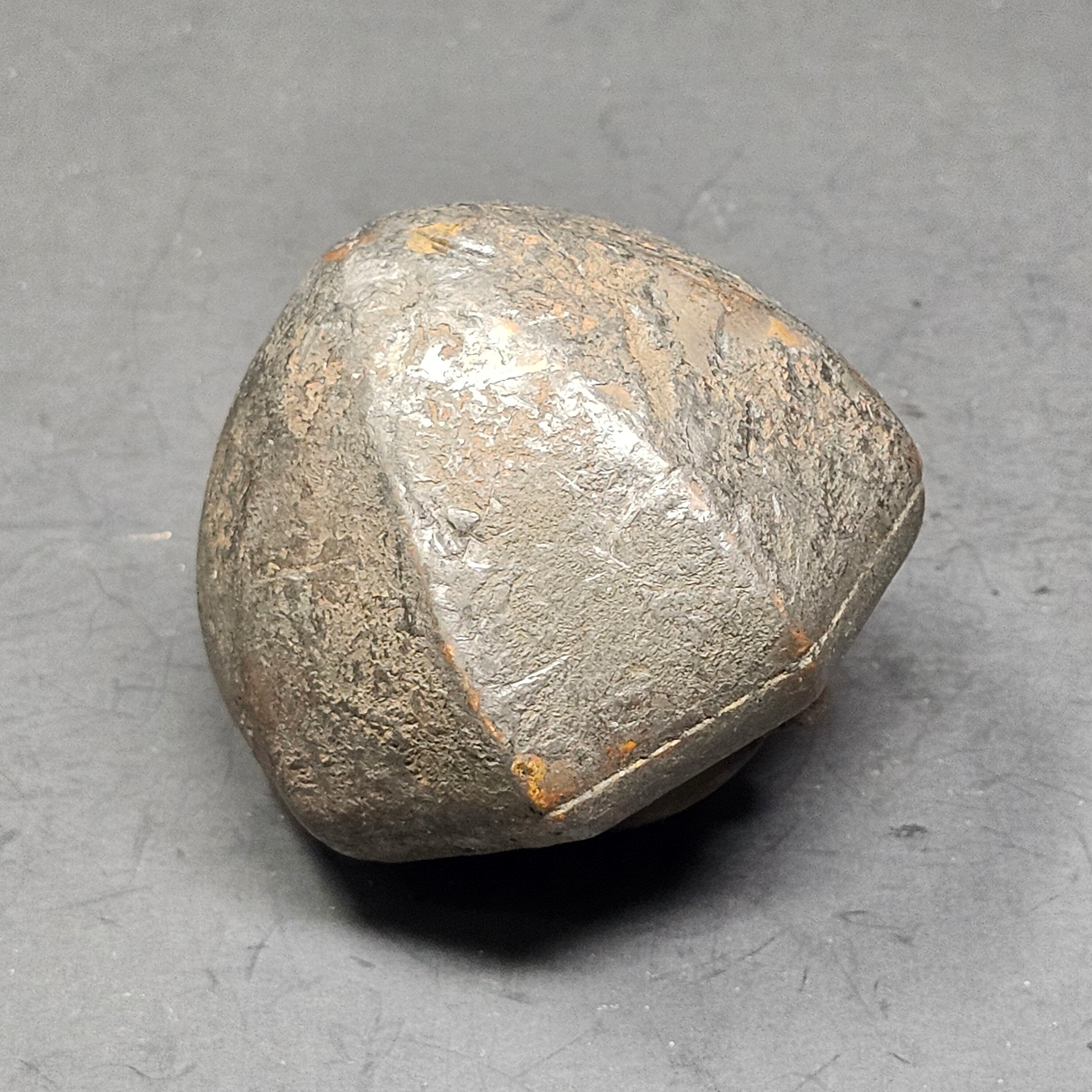 Antique Single Octagon Door Knob Solid Brass (1 lb.)