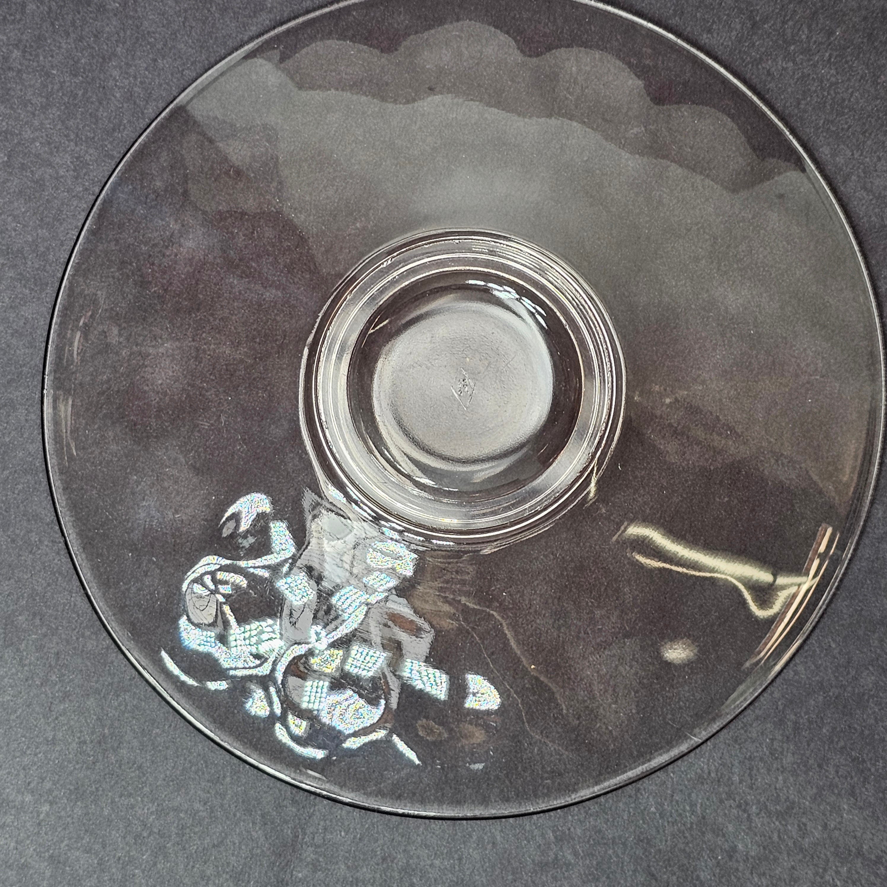 Heisey Yeoman Flamingo Pink Cup & Saucer Set (C)