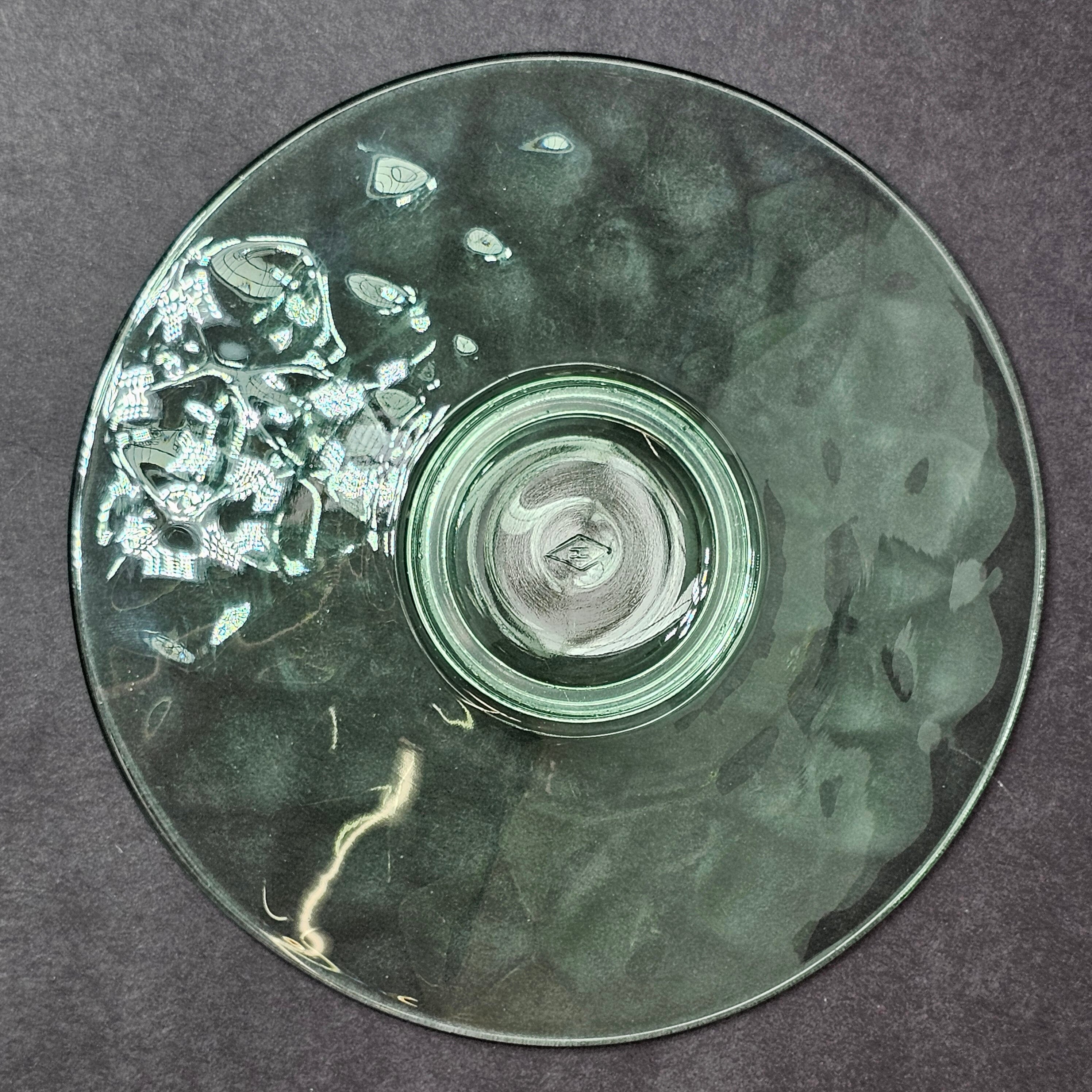 Heisey Yeoman Green Cup & Saucer Set (B)