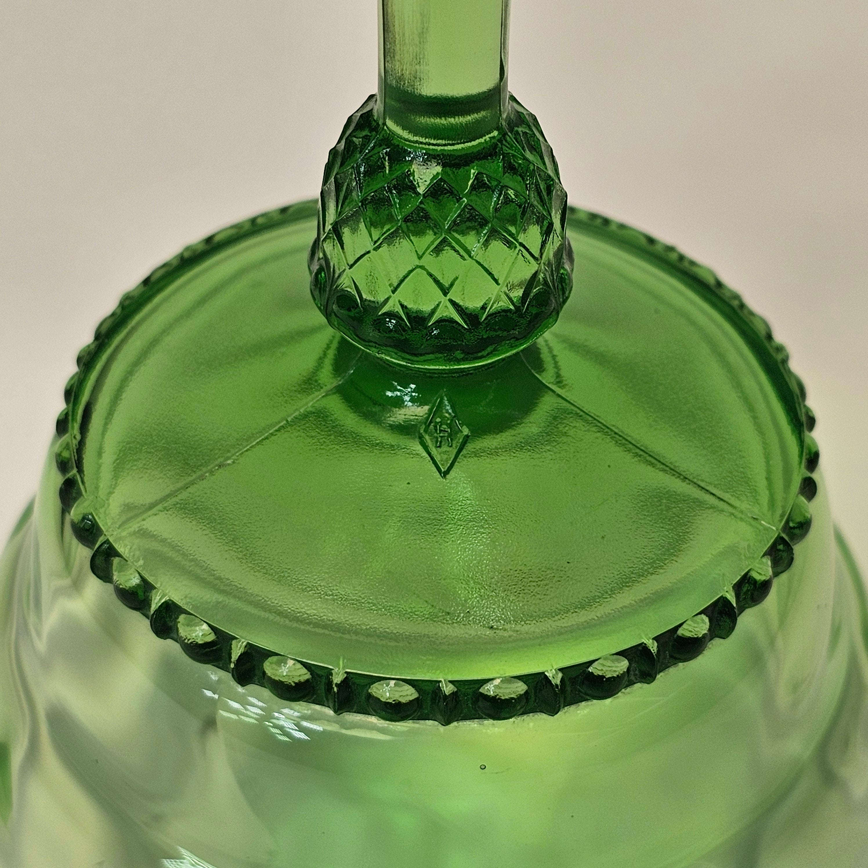 Heisey Moongleam Charter Oak Tall Sherbert Champagne 4 3/4”