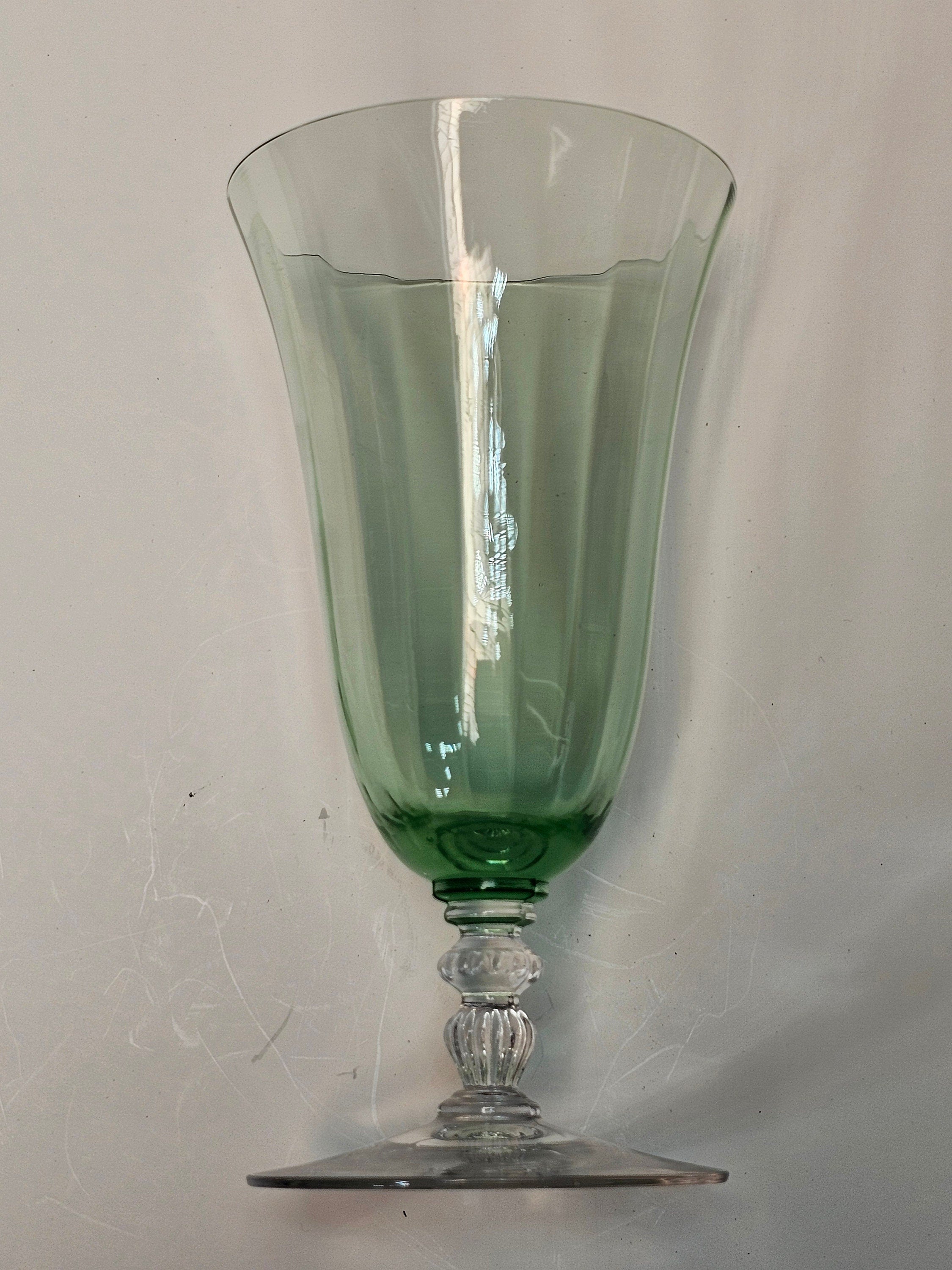 Huntington Glass X101 Green Iced Tea 6.5" H