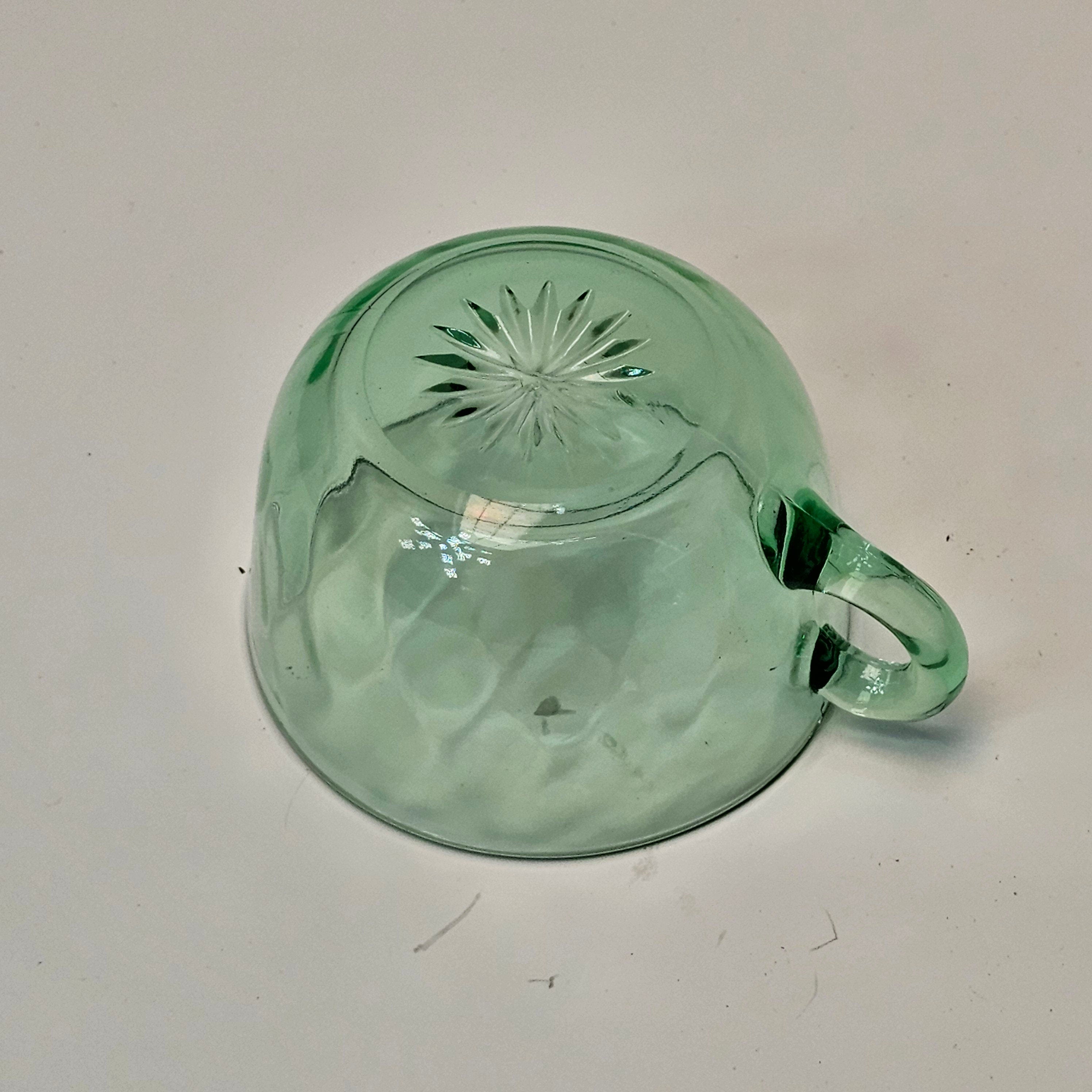 Heisey Yeoman Moongleam Green Punch Cup