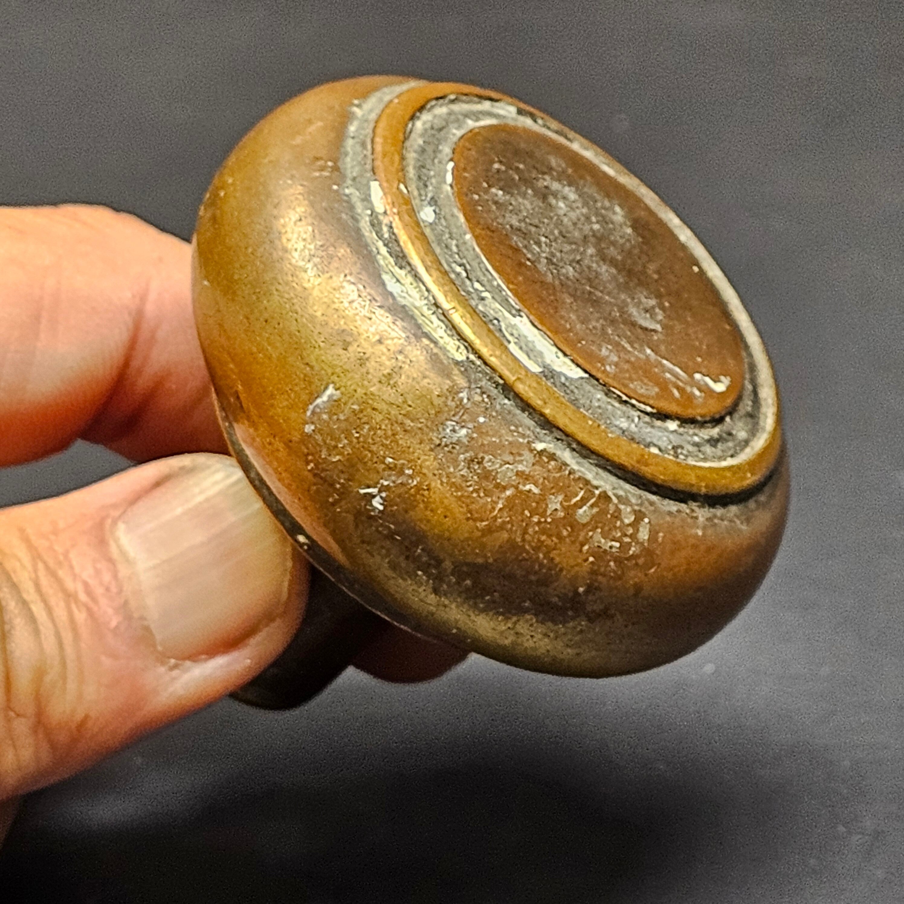 Antique Single Door Knob Solid Brass