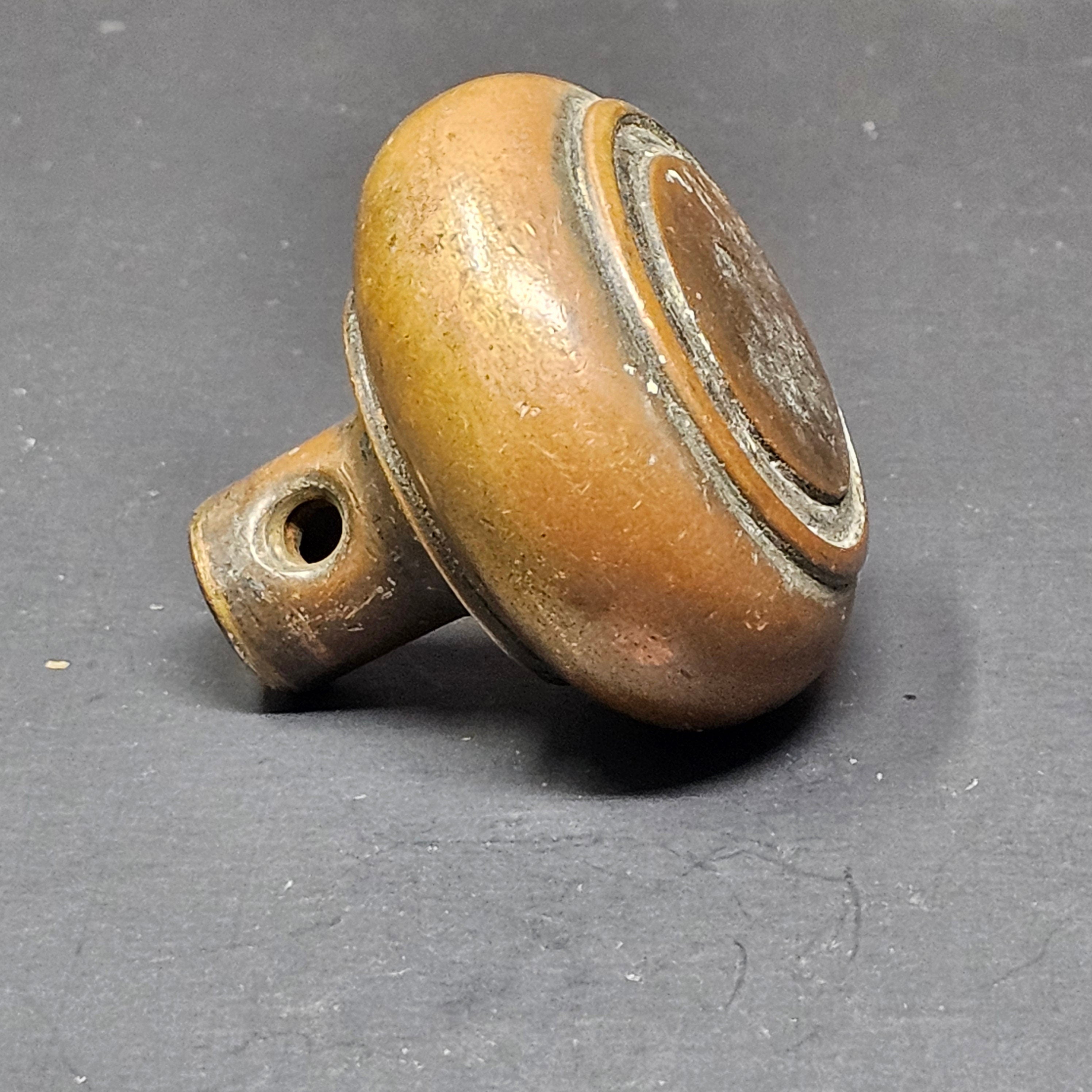 Antique Single Door Knob Solid Brass