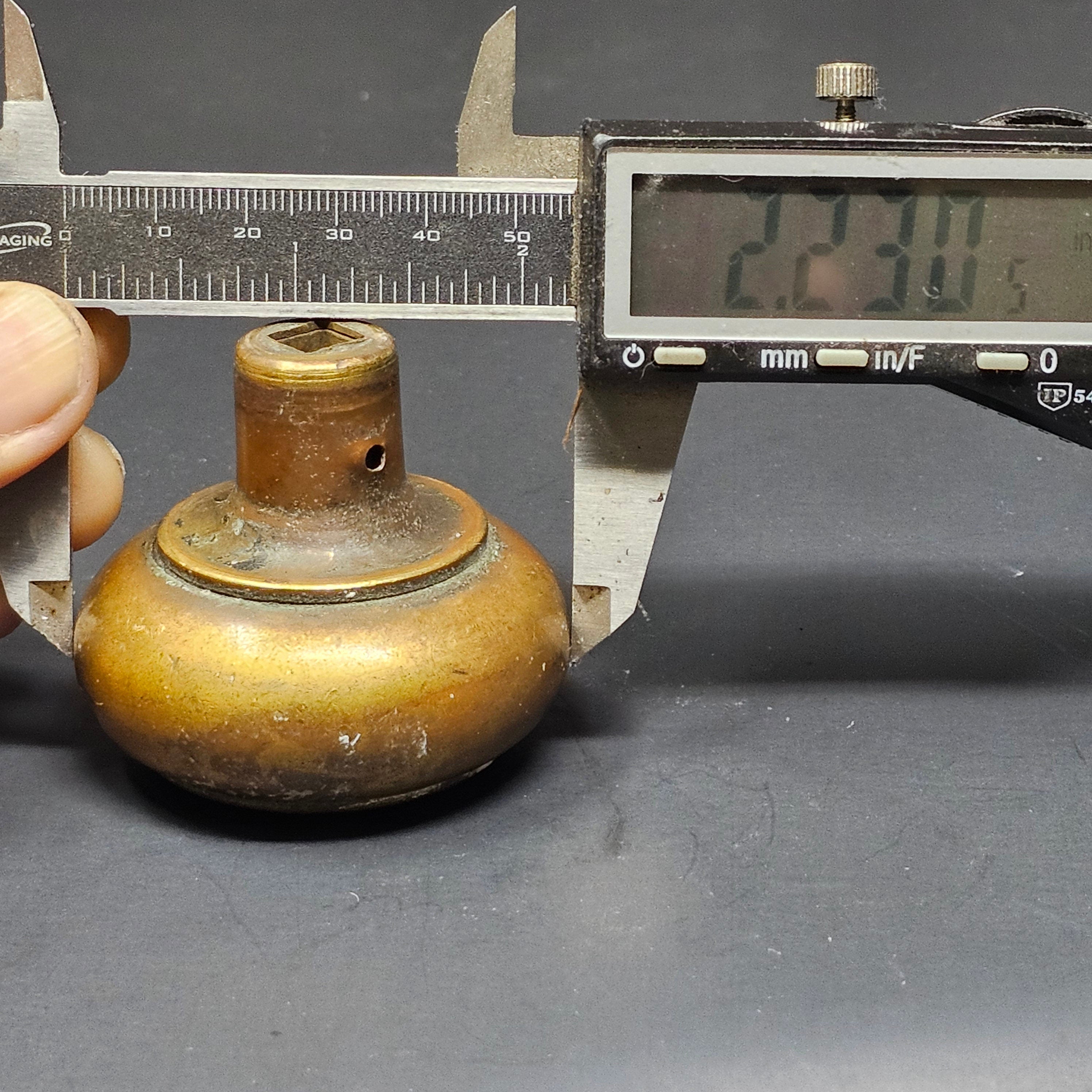 Antique Single Door Knob Solid Brass