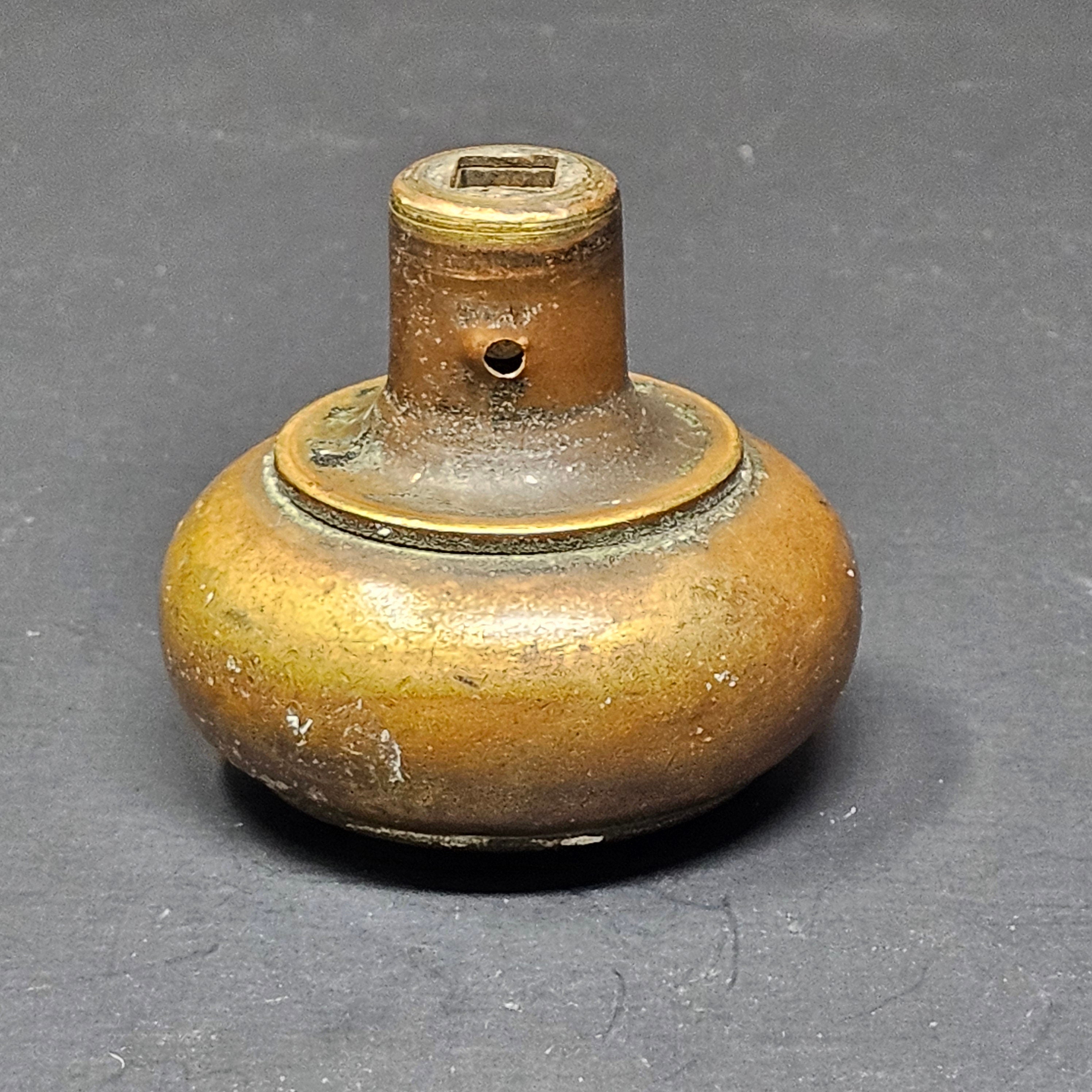 Antique Single Door Knob Solid Brass